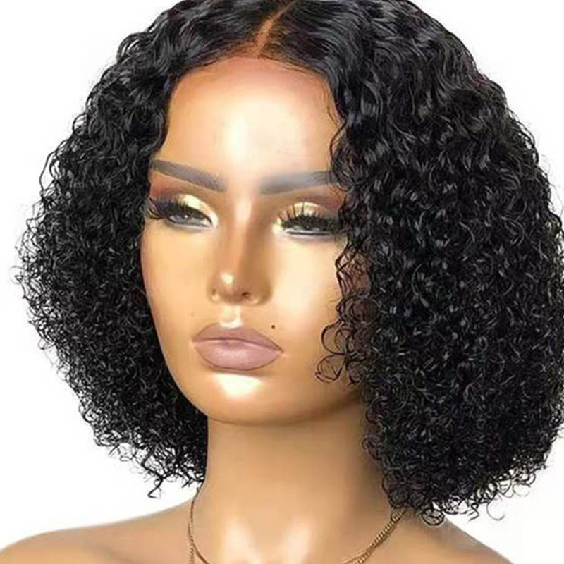 Amazon Cross border European and American Wig Small Roll Medium Long Hair Wig African Hot Selling Curly Hair Explosion Head Curly Hair in Stock