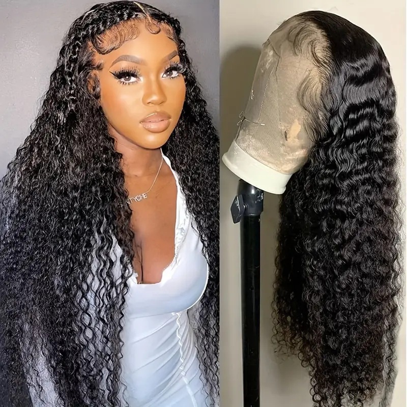 Cross border European and American fashion wig full head set, popular in Africa, small coiled tube explosive head synthetic wig Cross border European and American fashion wig full head set, popular in Africa, small coiled tube explosive head synthetic wig