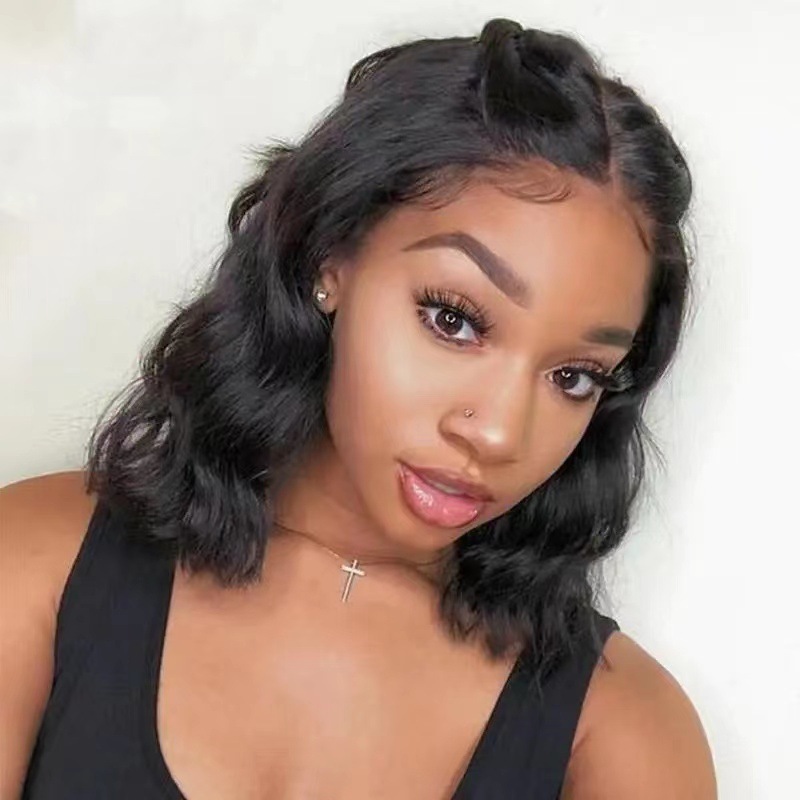 Amazon European and American Women's Wig High Temperature Silk Fiber Full Top Headset Short Curly Hair Small Wave Wig Wholesale Amazon European and American Women's Wig High Temperature Silk Fiber Full Top Headset Short Curly Hair Small Wave Wig Wholesale