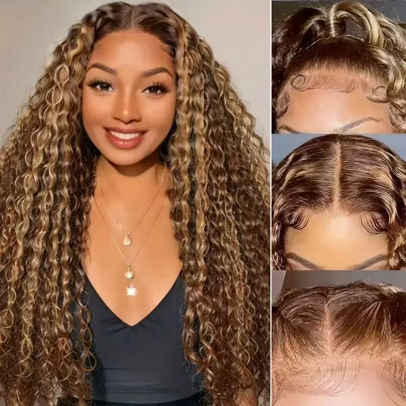 African Cross border Fashion Front Lace 13 * 4 Wig Hot Selling in Europe and America Small Roll Tube Explosion Head Long Roll Hair Cover African Cross border Fashion Front Lace 13 * 4 Wig Hot Selling in Europe and America Small Roll Tube Explosion Head Long Roll Hair Cover