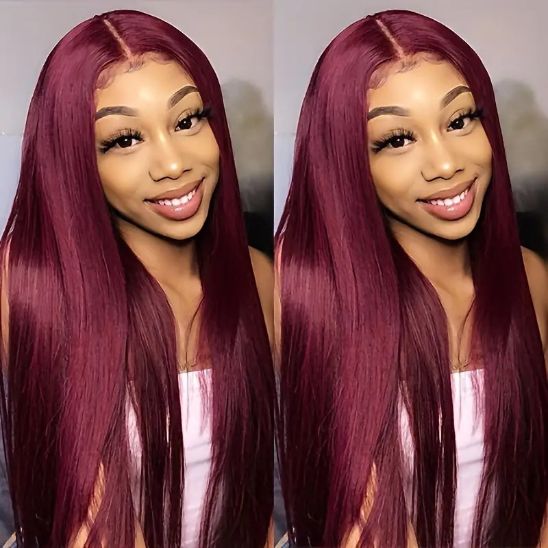 Amazon Cross border Foreign Trade European and American Fashion Wig African Hot Selling Front Lace Middle Split Straight Hair Wig Full Headset Amazon Cross border Foreign Trade European and American Fashion Wig African Hot Selling Front Lace Middle Split Straight Hair Wig Full Headset