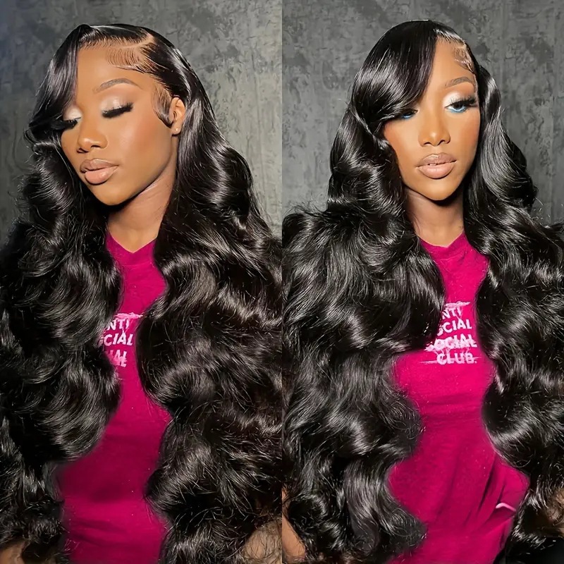 Cross border wig Front Lace Wig Front Lace Wig Women's big wave long curly hair synthetic headband