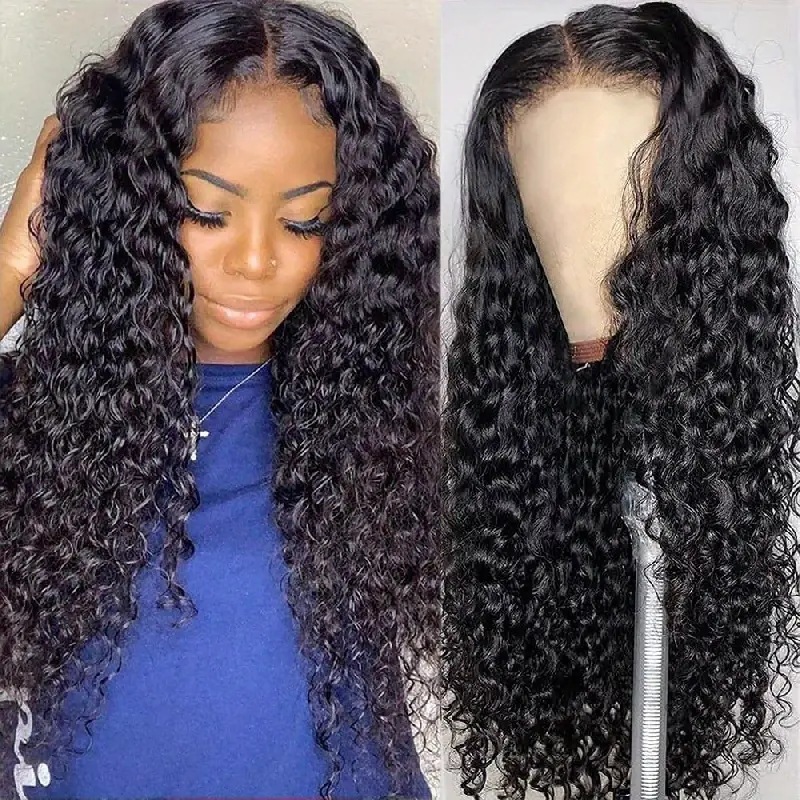 Cross border foreign trade fashion lace synthetic head cover Amazon Europe and America hot selling small coiled tube curly hair wig wig