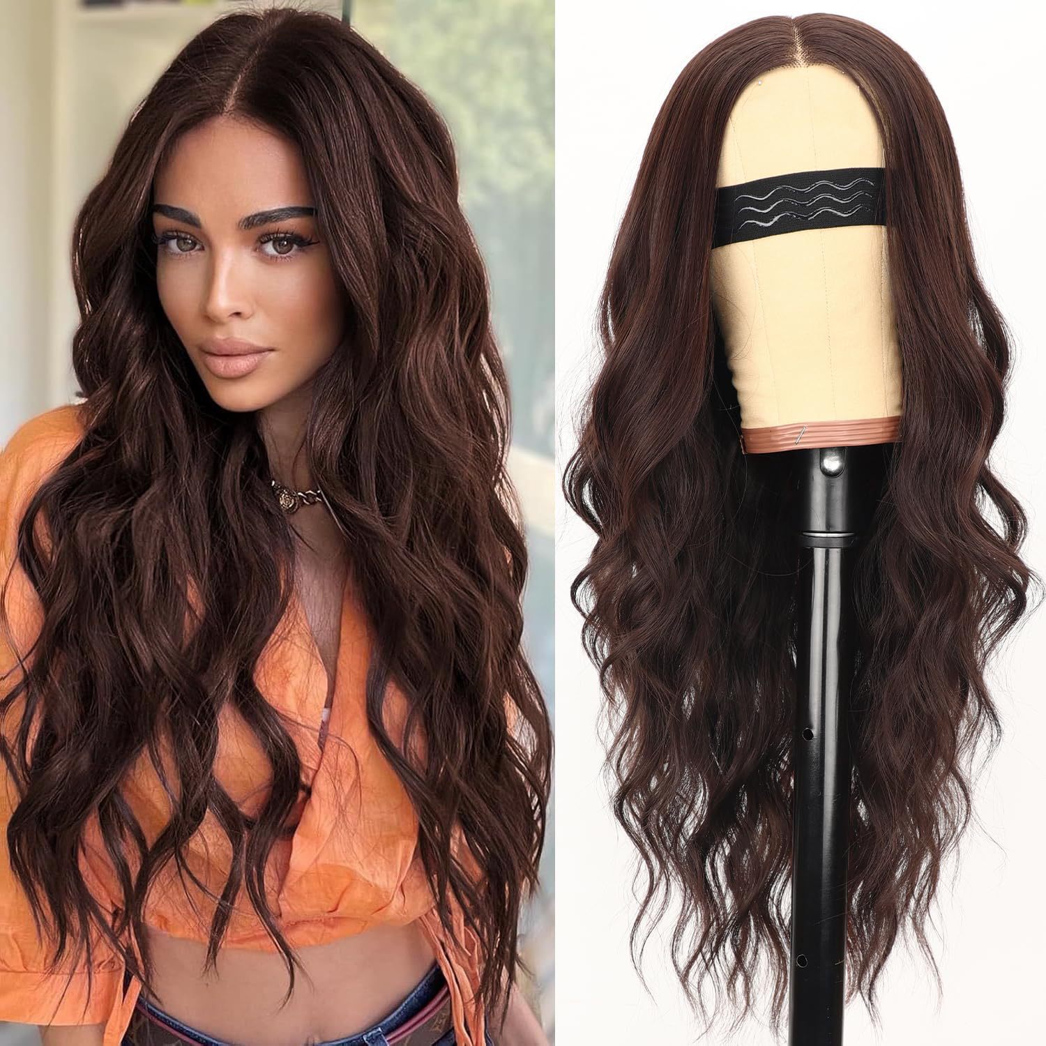 Cross border foreign trade, European and American fashion, lace lace, big wave wig, African hot selling long curly hair, synthetic head cover Cross border foreign trade, European and American fashion, lace lace, big wave wig, African hot selling long curly hair, synthetic head cover