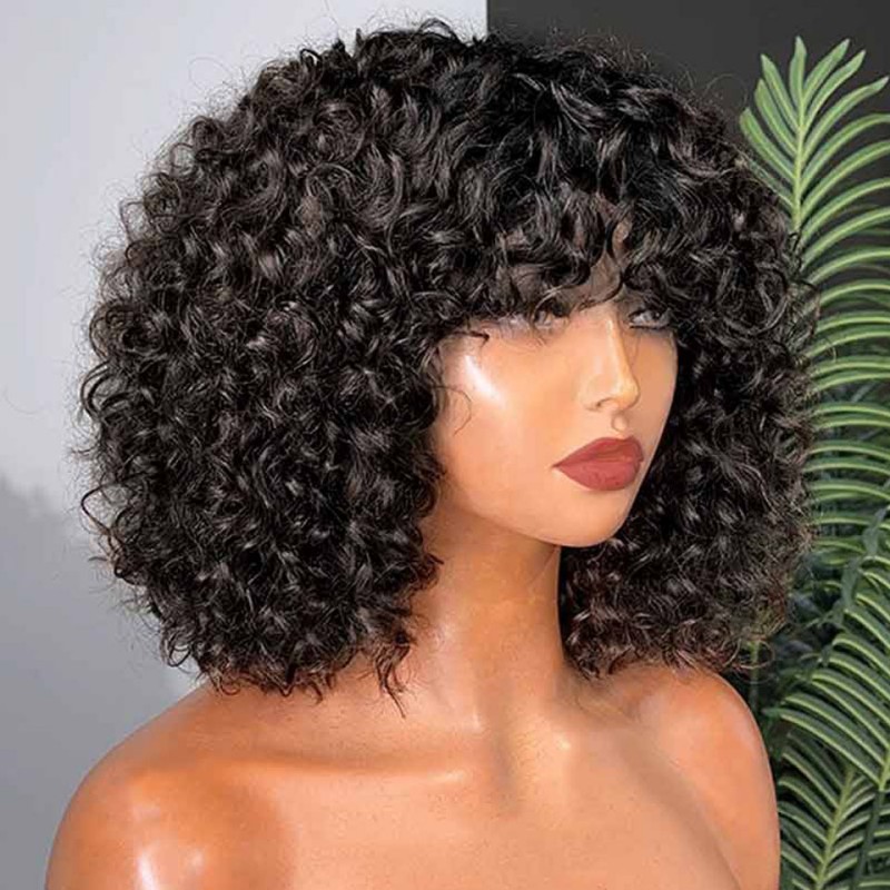 Wig, European and American women's fashionable synthetic headband with bangs, short curly hair, small curly hair, multiple colors available from manufacturers Wig, European and American women's fashionable synthetic headband with bangs, short curly hair, small curly hair, multiple colors available from manufacturers