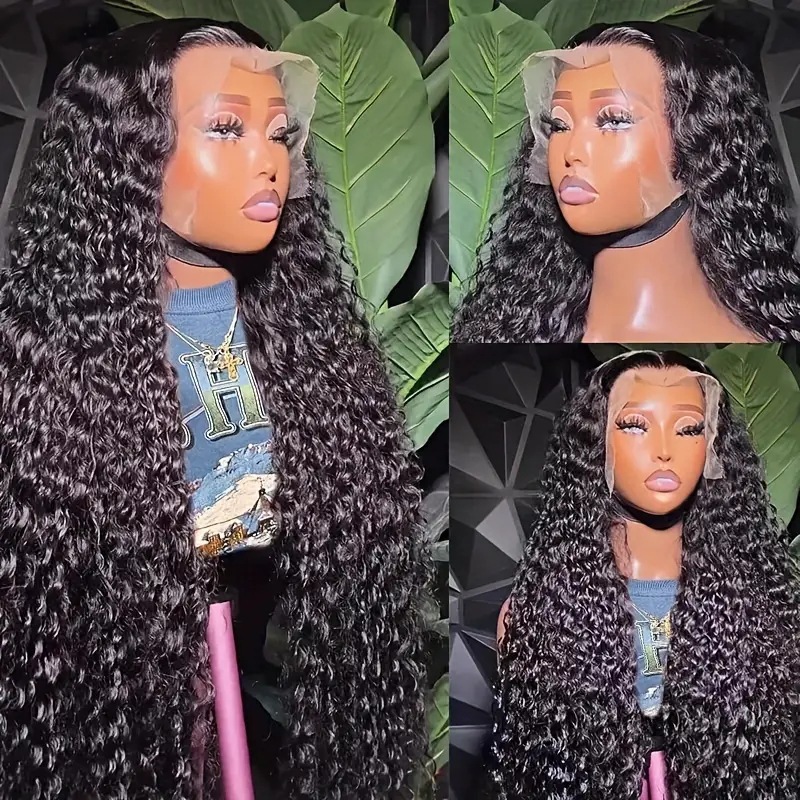 Cross border European and American Fashion Lace 13 * 4 Lace Wig African Women's Small Curling Tube Explosion Head Curling Head Cover Cross border European and American Fashion Lace 13 * 4 Lace Wig African Women's Small Curling Tube Explosion Head Curling Head Cover