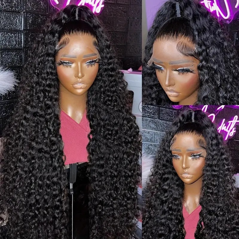 Cross border foreign trade fashion lace synthetic head cover Amazon Europe and America hot selling small coiled tube curly hair wig wig Cross border foreign trade fashion lace synthetic head cover Amazon Europe and America hot selling small coiled tube curly hair wig wig