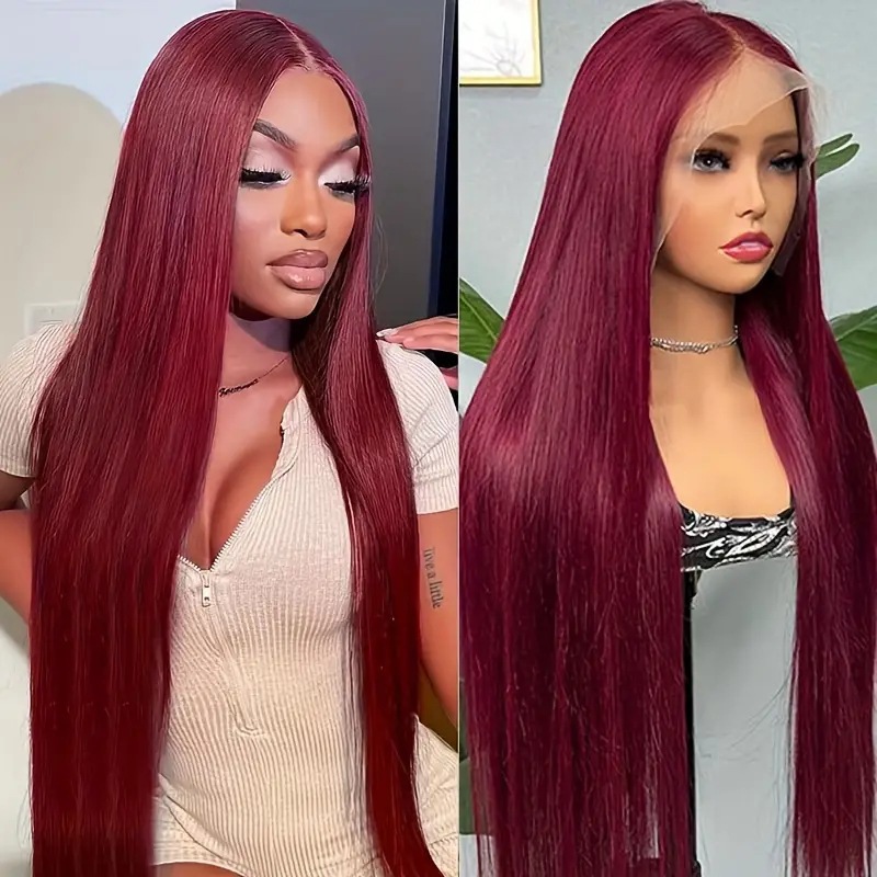 Amazon Cross border Foreign Trade European and American Fashion Wig African Hot Selling Front Lace Middle Split Straight Hair Wig Full Headset Amazon Cross border Foreign Trade European and American Fashion Wig African Hot Selling Front Lace Middle Split Straight Hair Wig Full Headset