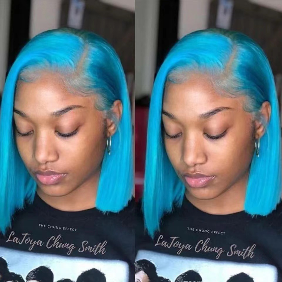 Front lace short bob haircut Amazon hot selling short straight bob haircut wig factory in stock, one piece hair replacement Front lace short bob haircut Amazon hot selling short straight bob haircut wig factory in stock, one piece hair replacement