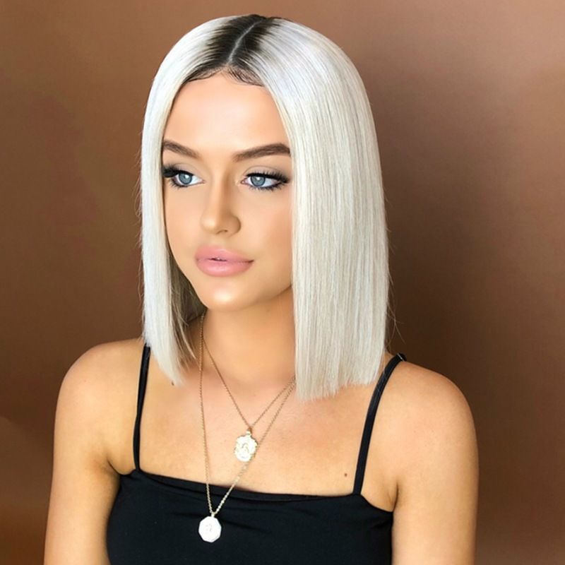 Front lace short bob haircut Amazon hot selling short straight bob haircut wig factory in stock, one piece hair replacement Front lace short bob haircut Amazon hot selling short straight bob haircut wig factory in stock, one piece hair replacement