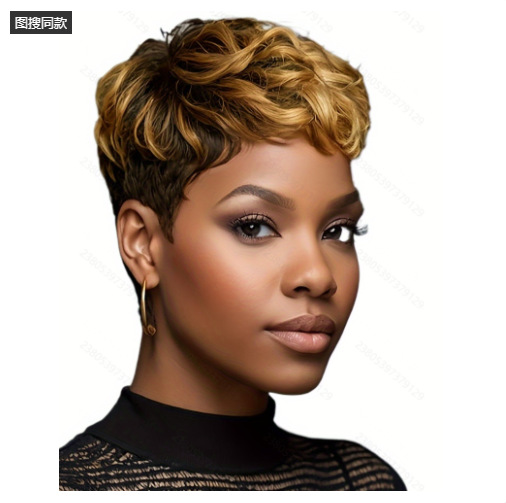 Cross border European and American Fashion Wig BOBO Head Mid Split Hairband Wig Headset Collection No Lace Bobo Head in Stock Cross border European and American Fashion Wig BOBO Head Mid Split Hairband Wig Headset Collection No Lace Bobo Head in Stock