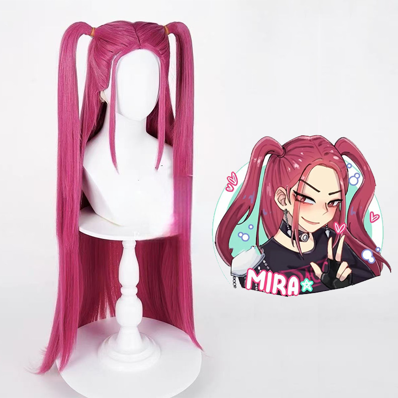 Anime witch hunting group Mira Rumizoi full staff cosplay wig, multiple character styles, full head cover