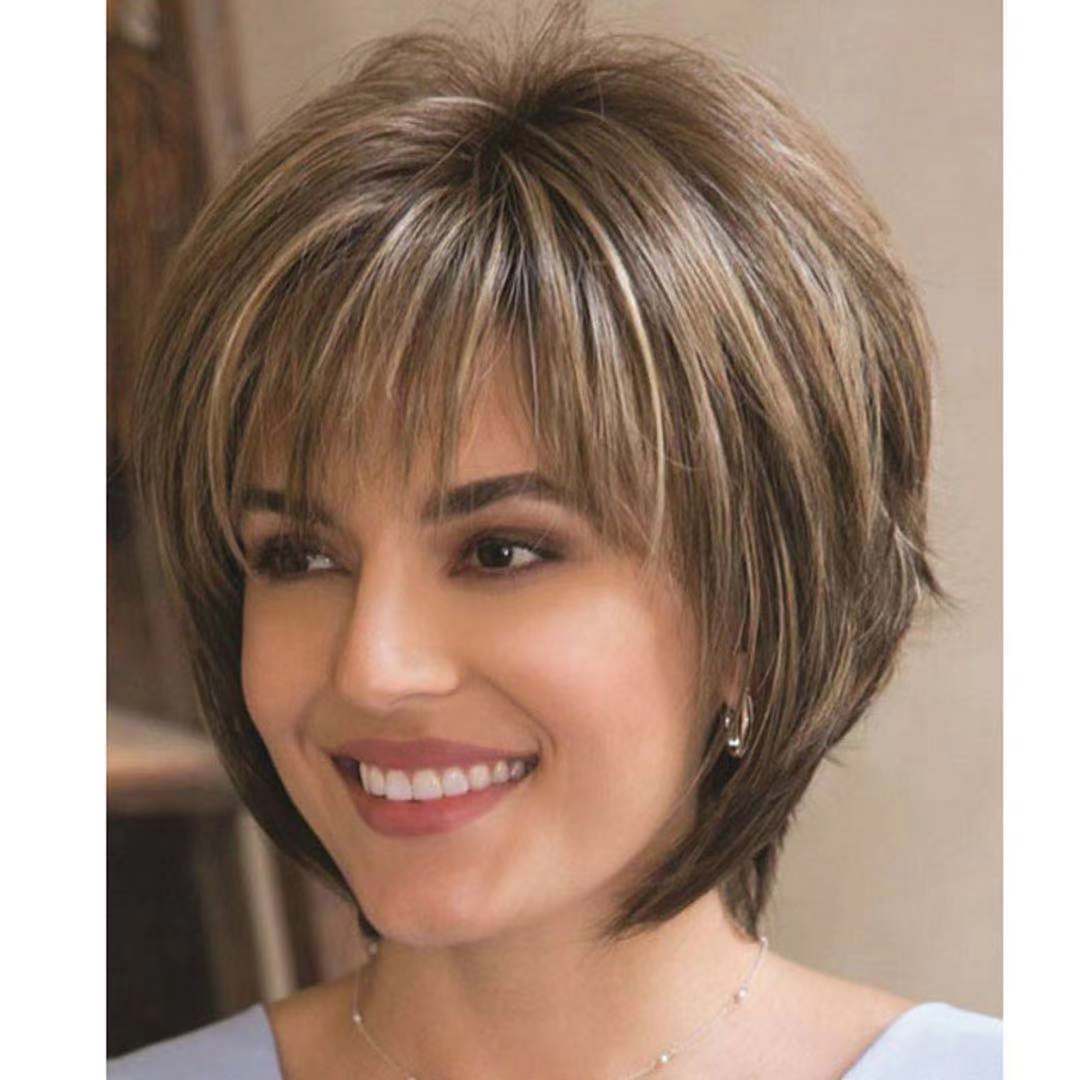 European and American wigs are hot selling on Amazon for women. They are fashionable, realistic, natural, slanted bangs, short hair, curly hair, and are sold directly by manufacturers