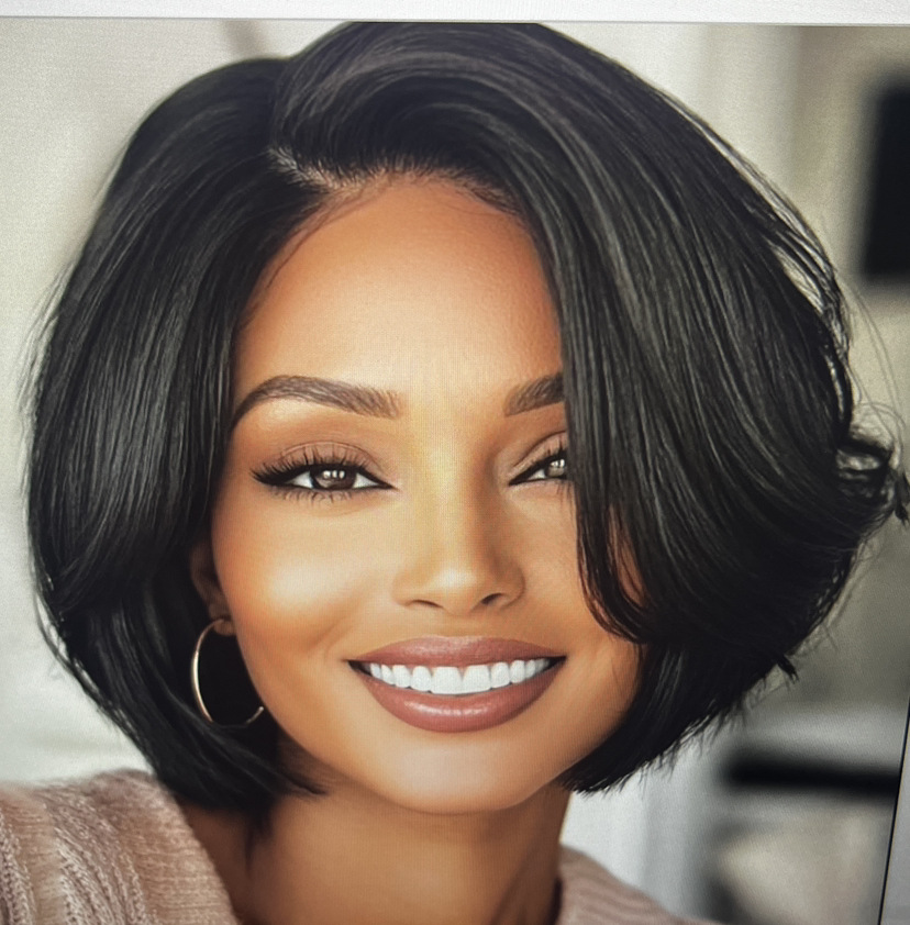 Cross border European and American Fashion Wig BOBO Head Mid Split Hairband Wig Headset Collection No Lace Bobo Head in Stock Cross border European and American Fashion Wig BOBO Head Mid Split Hairband Wig Headset Collection No Lace Bobo Head in Stock