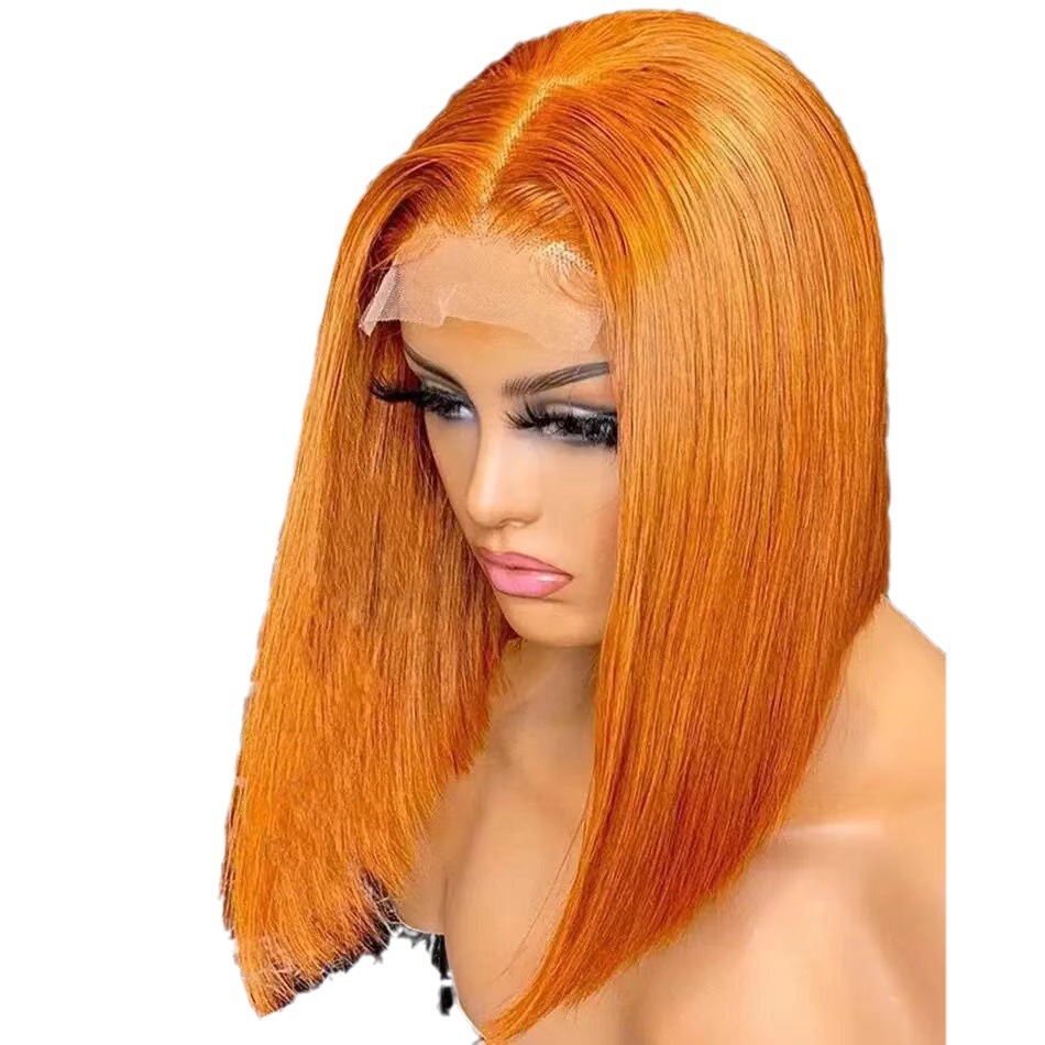 Front lace short bob haircut Amazon hot selling short straight bob haircut wig factory in stock, one piece hair replacement Front lace short bob haircut Amazon hot selling short straight bob haircut wig factory in stock, one piece hair replacement