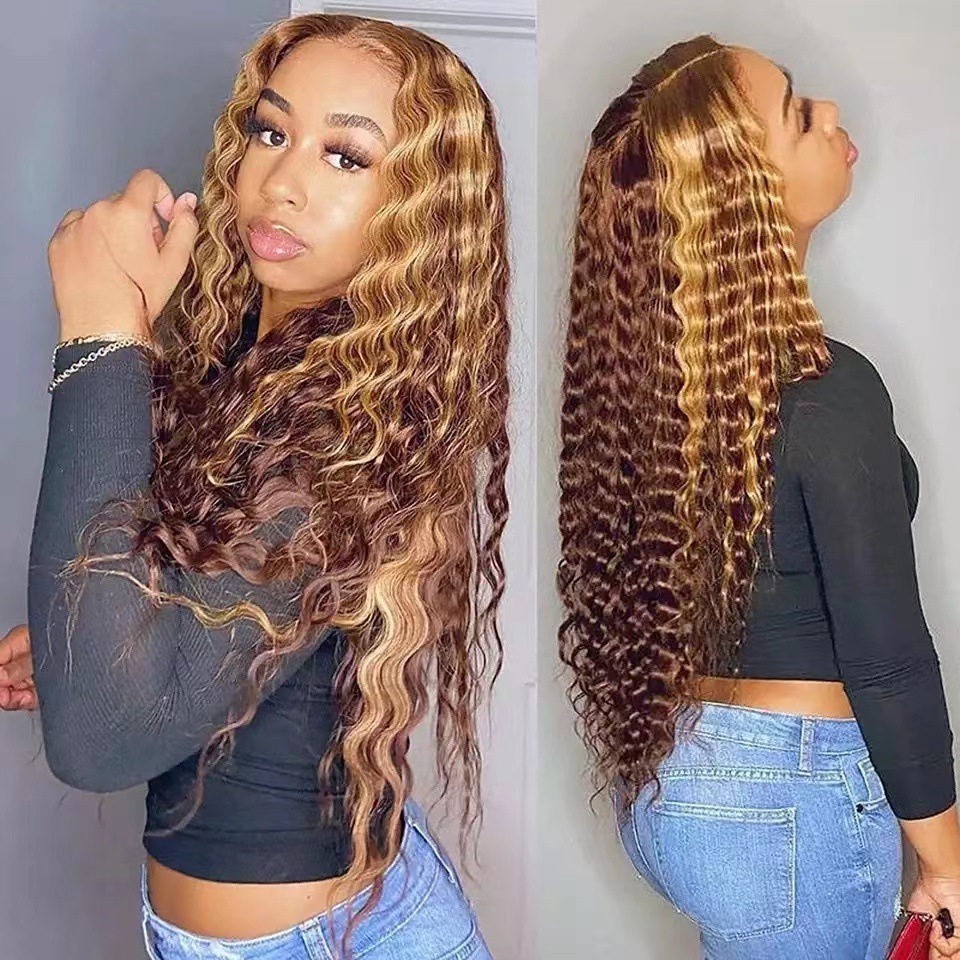 European and American wig women, African women, synthetic hair, spring twist hair, cross-border small curly hair, spot hair replacement