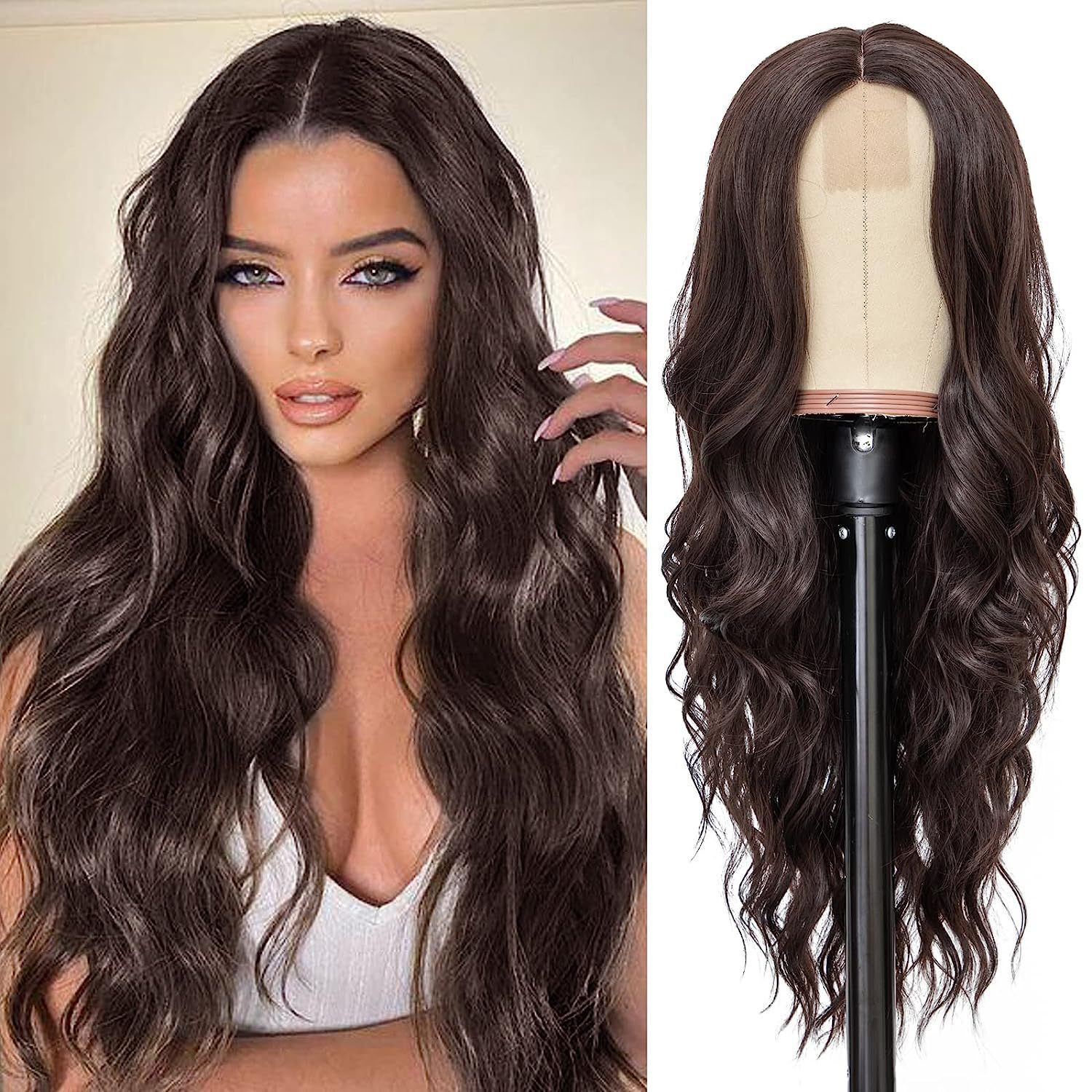 Wig factory in Europe and America, former lace long curly hair, big wave wig for women, lace hair wigs wig