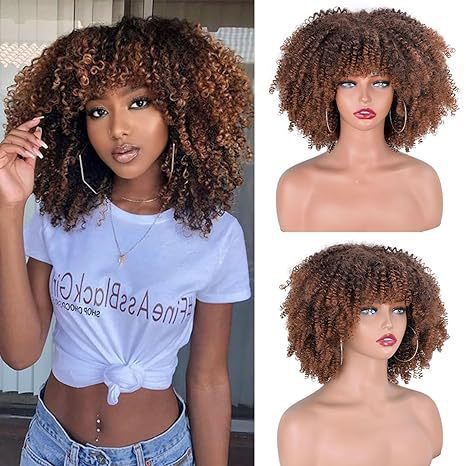 Wig Cross border New Wig African Women's Fashion Explosion Head Hand Wrapped Small Curl Short Curly Hair Available in Multiple Colors