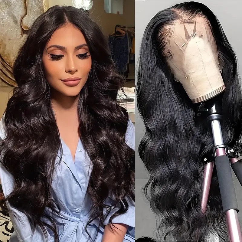13x4 Lace Front Wig Cross border Lace Wig for Women, Large Wave Long Curled Hair Set