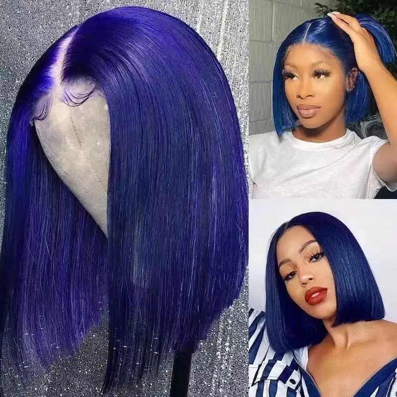 Front lace short bob haircut Amazon hot selling short straight bob haircut wig factory in stock, one piece hair replacement Front lace short bob haircut Amazon hot selling short straight bob haircut wig factory in stock, one piece hair replacement