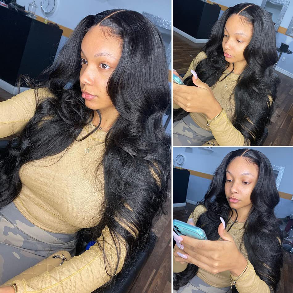 5 * 5 Large Wave Long Curled Hair Real Hair Wig Amazon Hot Selling Lace and Lace Headset Cross border Europe and America