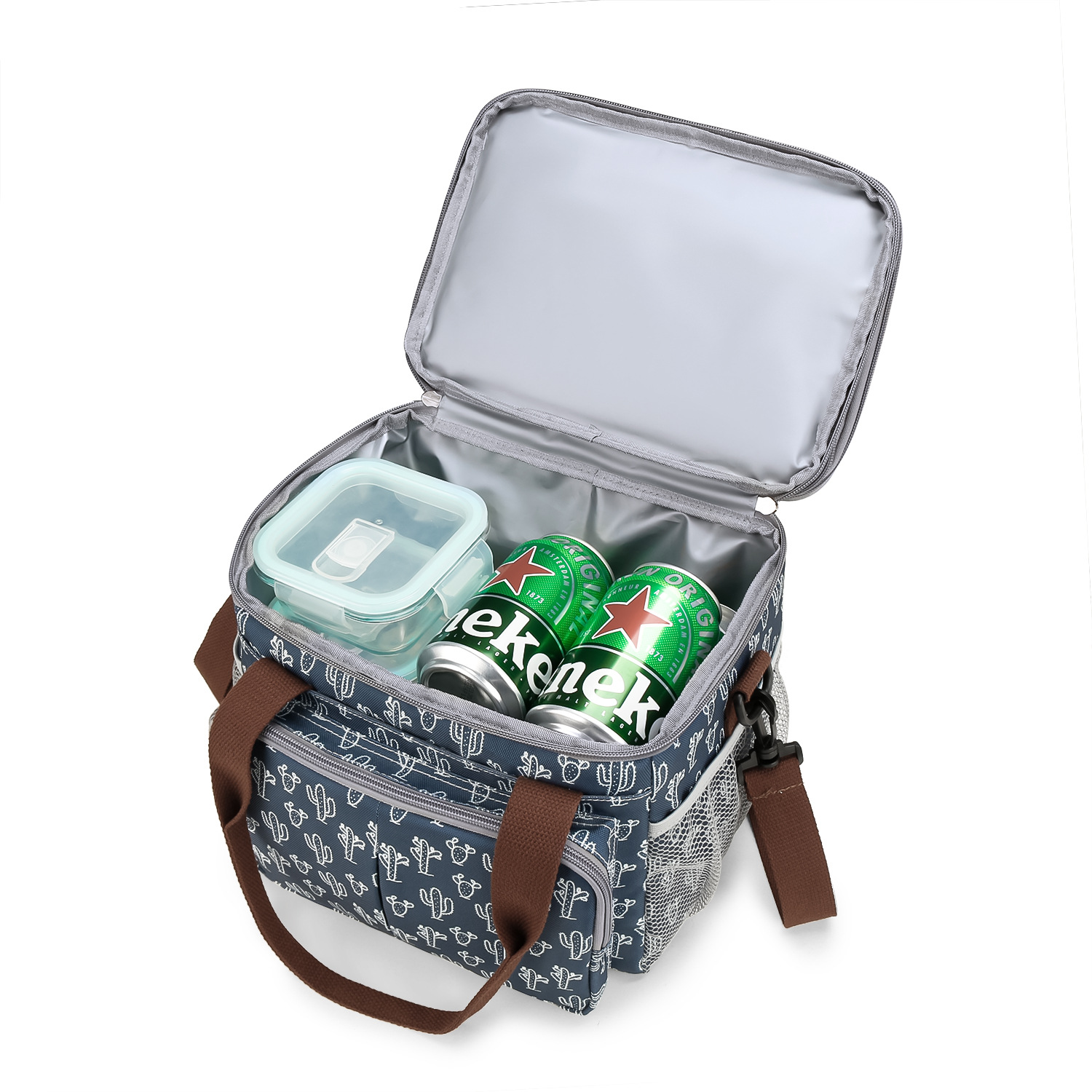 Multi functional lunch bag, waterproof insulation bag, can keep fresh, portable one shoulder outdoor meal bag, back milk bag Multi functional lunch bag, waterproof insulation bag, can keep fresh, portable one shoulder outdoor meal bag, back milk bag