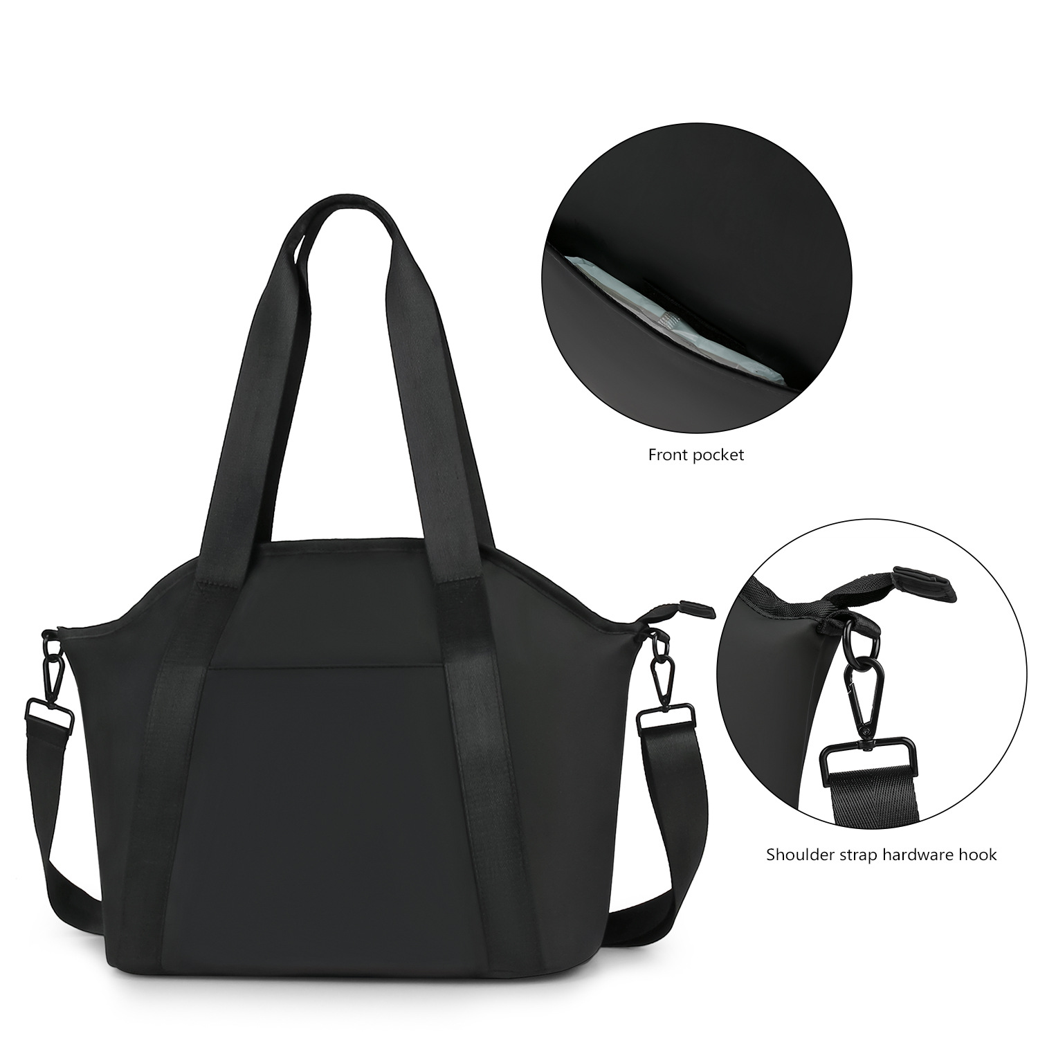 PU leather one shoulder hand-held mommy bag, baby travel supplies storage, bottle insulation, waterproof mommy storage bag PU leather one shoulder hand-held mommy bag, baby travel supplies storage, bottle insulation, waterproof mommy storage bag