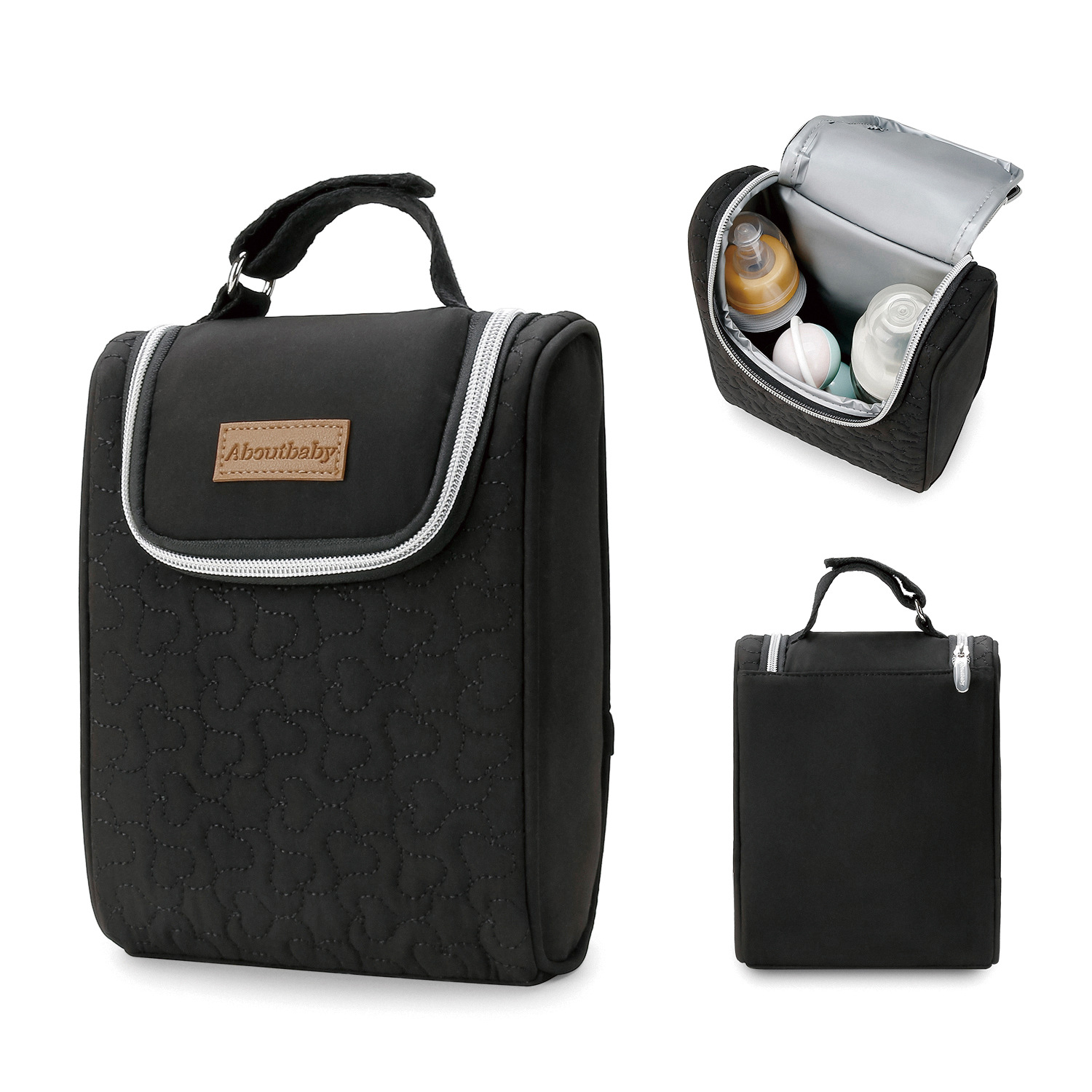 Waterproof bottle bag, outdoor mother and baby travel ice pack, insulation and preservation lunch bag, baby bottle storage bag