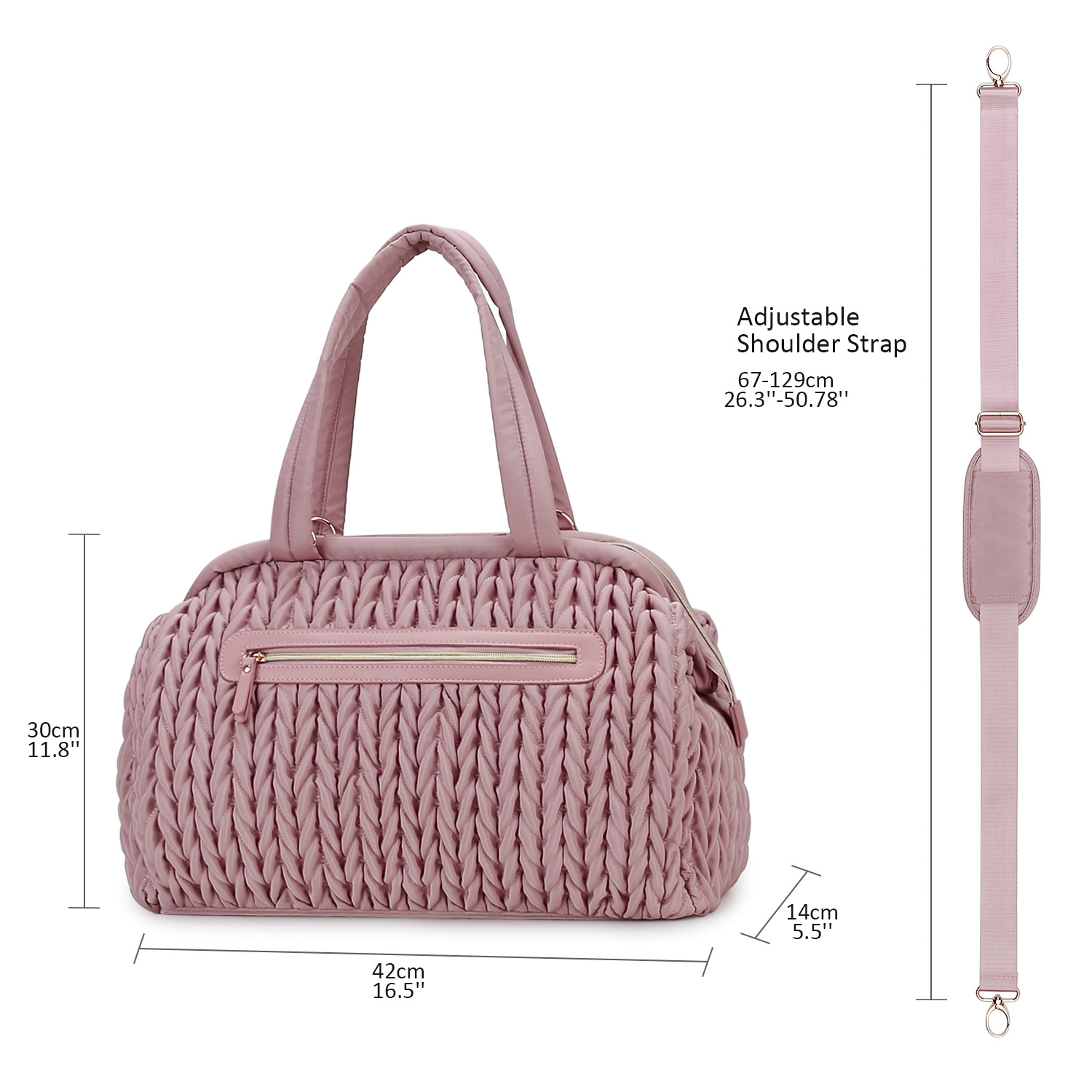 Quilted Fried Dough Twists Craft Mommy Bag Handheld One Shoulder Baby Mother Bag Large Capacity Waterproof Insulating Baby Bottle Mother Baby Bag Quilted Fried Dough Twists Craft Mommy Bag Handheld One Shoulder Baby Mother Bag Large Capacity Waterproof Insulating Baby Bottle Mother Baby Bag