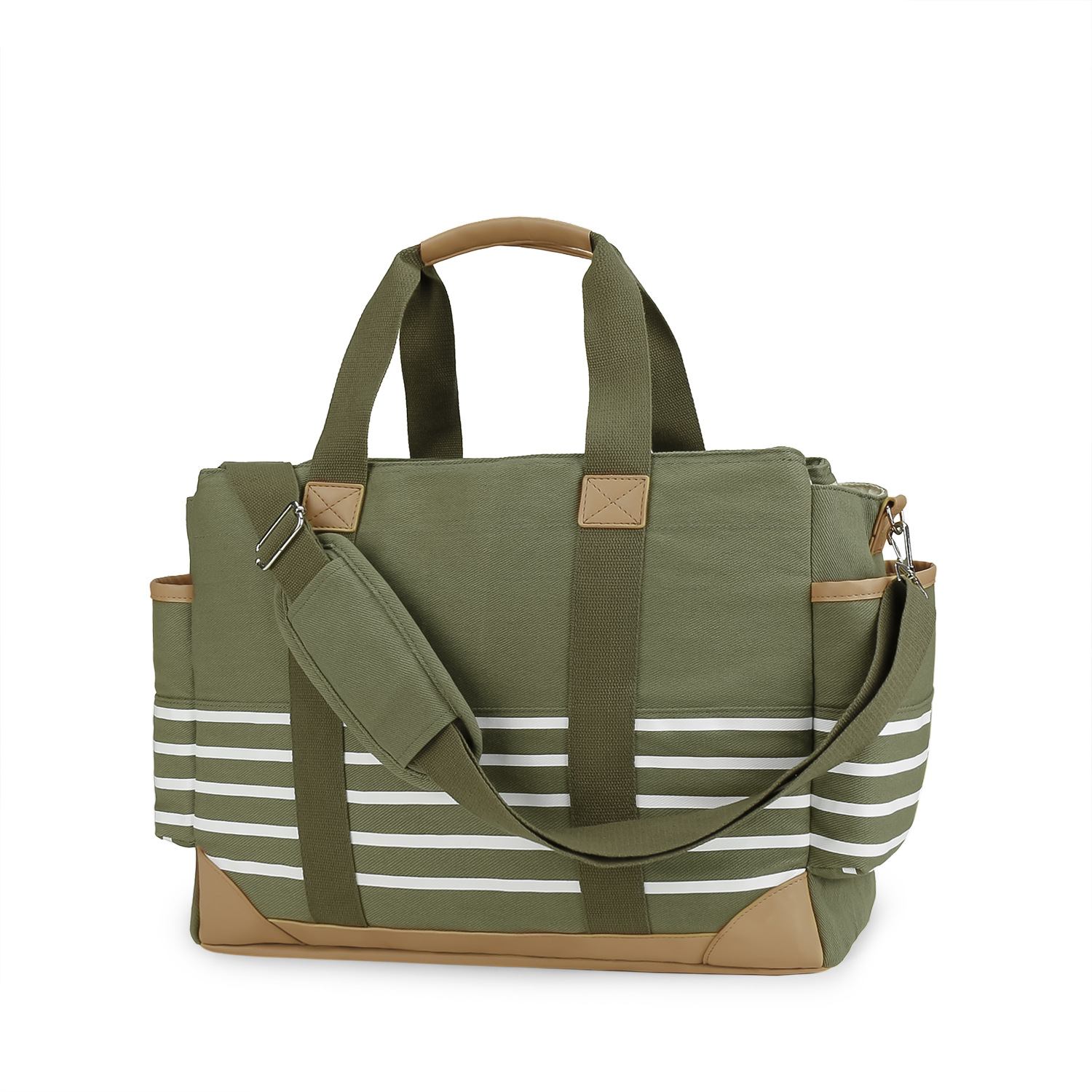 Canvas Mommy Bag Single Shoulder Handheld Maternity and Child Travel Storage Bag Simple Large Capacity Can Hang Baby Cart Mommy Bag Canvas Mommy Bag Single Shoulder Handheld Maternity and Child Travel Storage Bag Simple Large Capacity Can Hang Baby Cart Mommy Bag