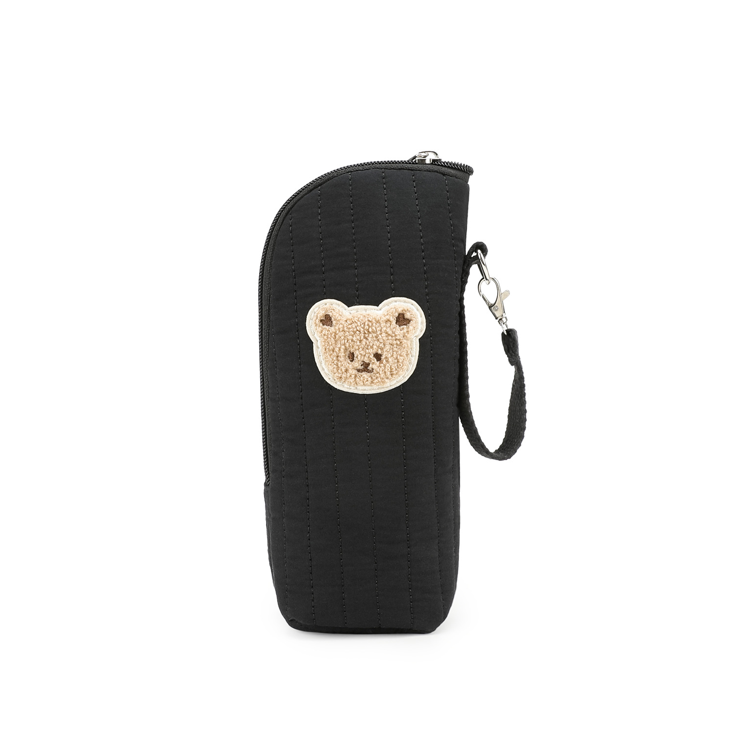 Handheld bottle bag made of pure cotton material with aluminum film for insulation and heat preservation. Storage for baby bottles. Hanging stroller cartoon teddy bear water bottle bag Handheld bottle bag made of pure cotton material with aluminum film for insulation and heat preservation. Storage for baby bottles. Hanging stroller cartoon teddy bear water bottle bag
