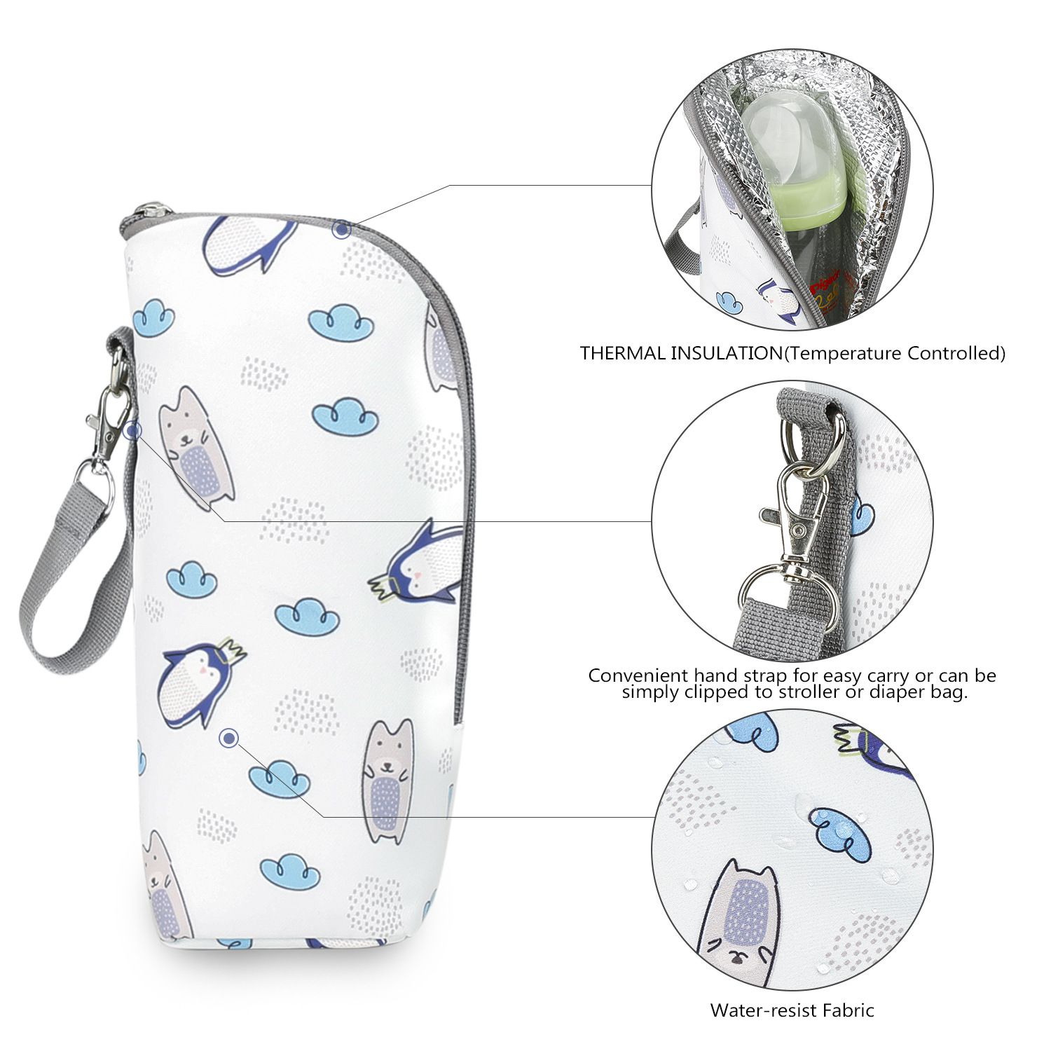 CPC Convenient Bottle Bag Aluminum Mold Insulated Mommy Bag Accessories Diaper Bag CPC Convenient Bottle Bag Aluminum Mold Insulated Mommy Bag Accessories Diaper Bag