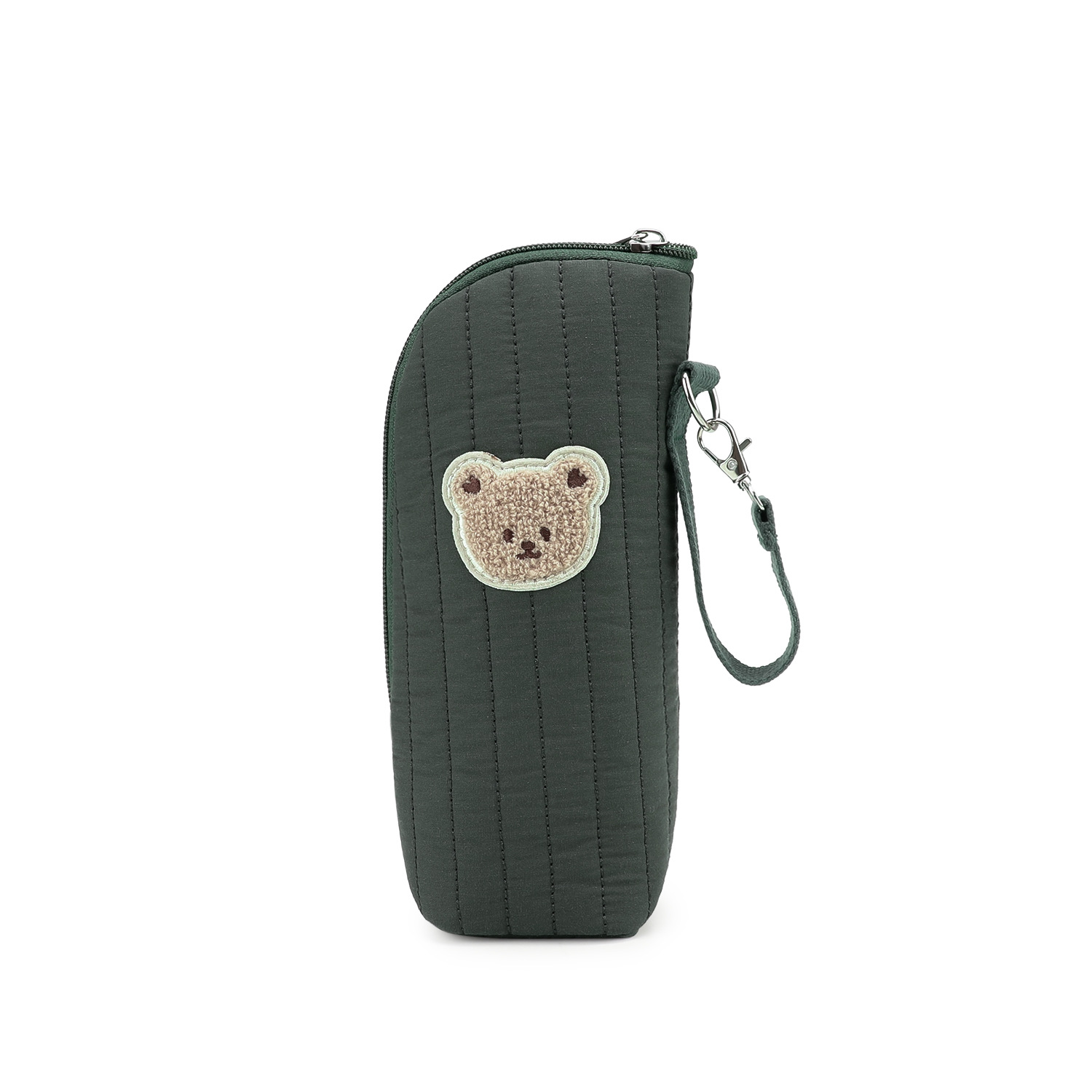 Handheld bottle bag made of pure cotton material with aluminum film for insulation and heat preservation. Storage for baby bottles. Hanging stroller cartoon teddy bear water bottle bag Handheld bottle bag made of pure cotton material with aluminum film for insulation and heat preservation. Storage for baby bottles. Hanging stroller cartoon teddy bear water bottle bag