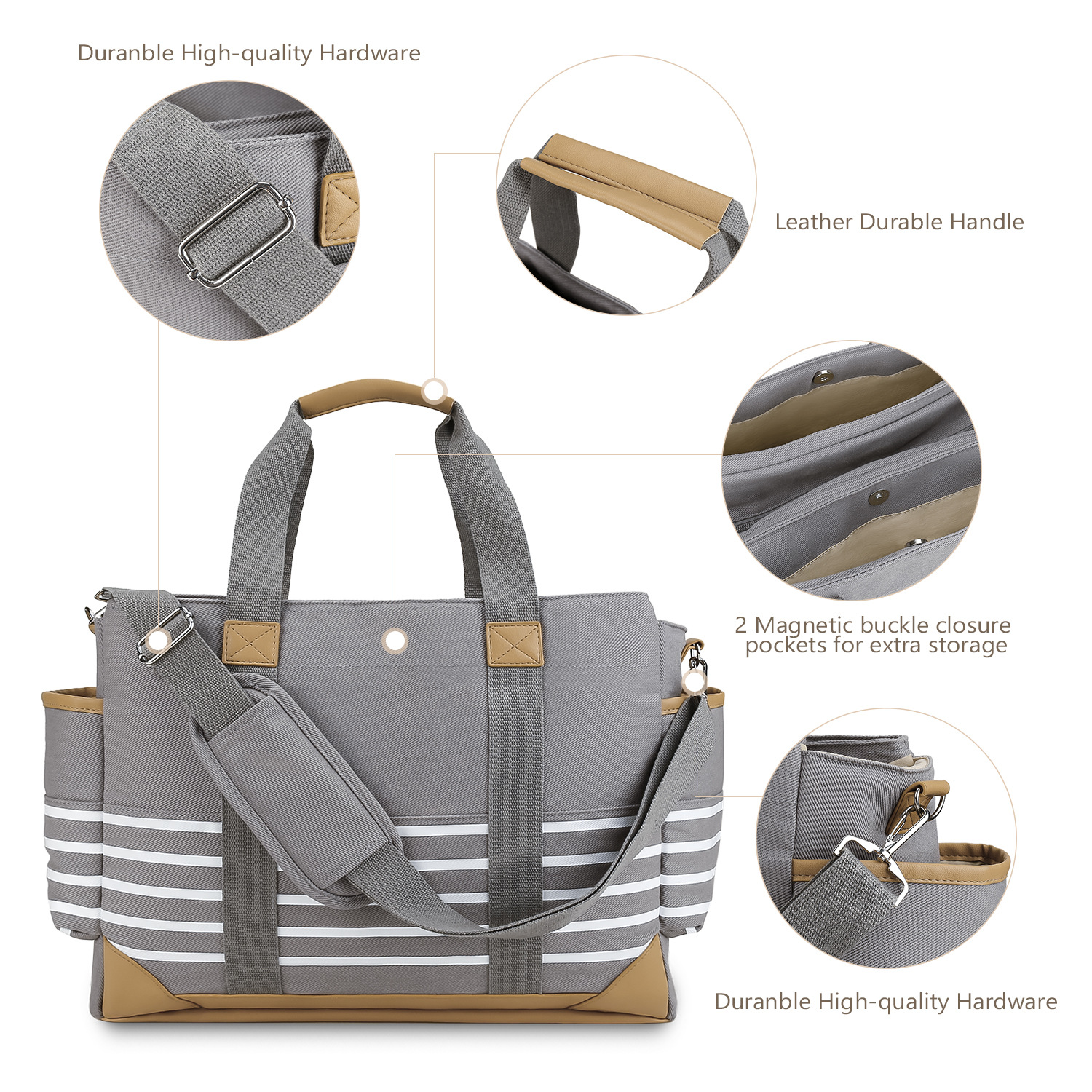 Canvas Mommy Bag Single Shoulder Handheld Maternity and Child Travel Storage Bag Simple Large Capacity Can Hang Baby Cart Mommy Bag Canvas Mommy Bag Single Shoulder Handheld Maternity and Child Travel Storage Bag Simple Large Capacity Can Hang Baby Cart Mommy Bag