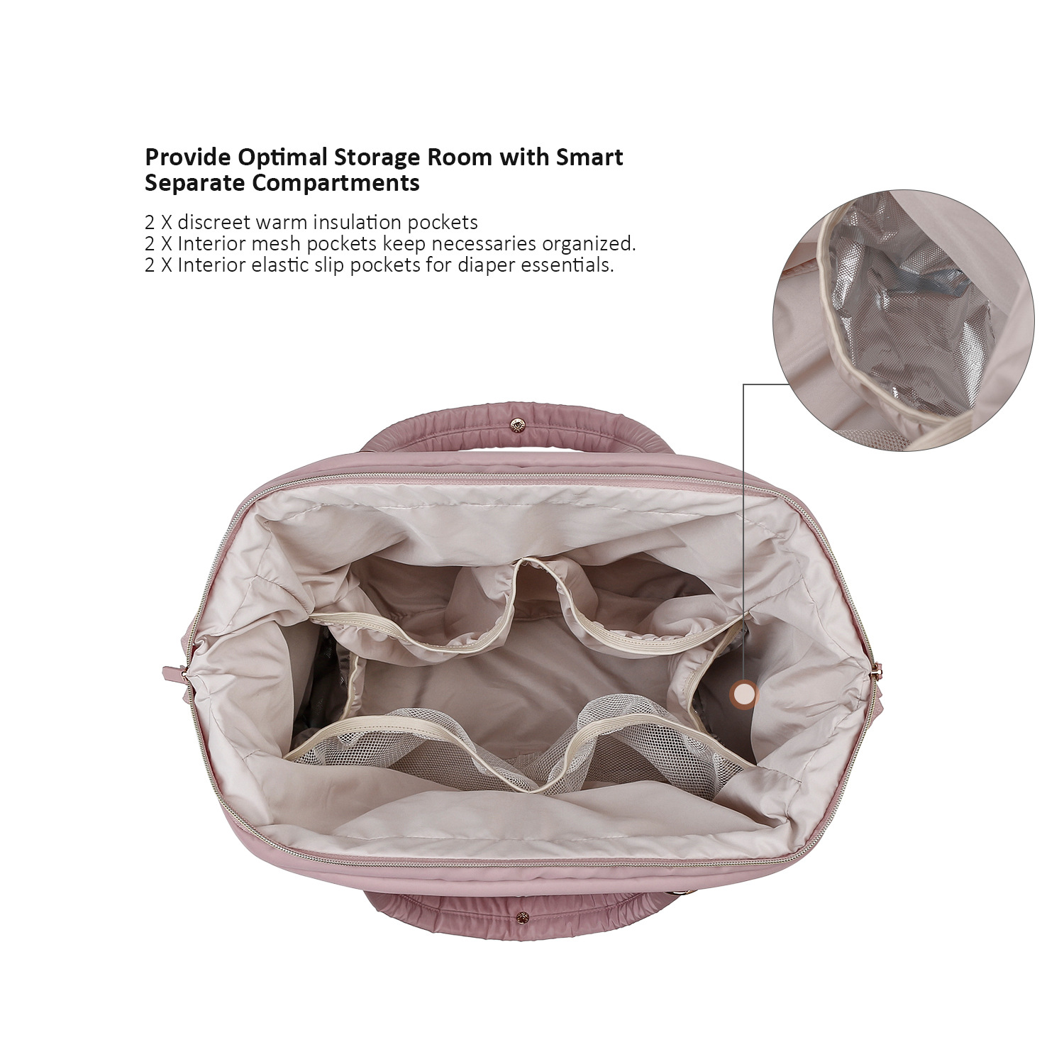 Quilted Fried Dough Twists Craft Mommy Bag Handheld One Shoulder Baby Mother Bag Large Capacity Waterproof Insulating Baby Bottle Mother Baby Bag Quilted Fried Dough Twists Craft Mommy Bag Handheld One Shoulder Baby Mother Bag Large Capacity Waterproof Insulating Baby Bottle Mother Baby Bag