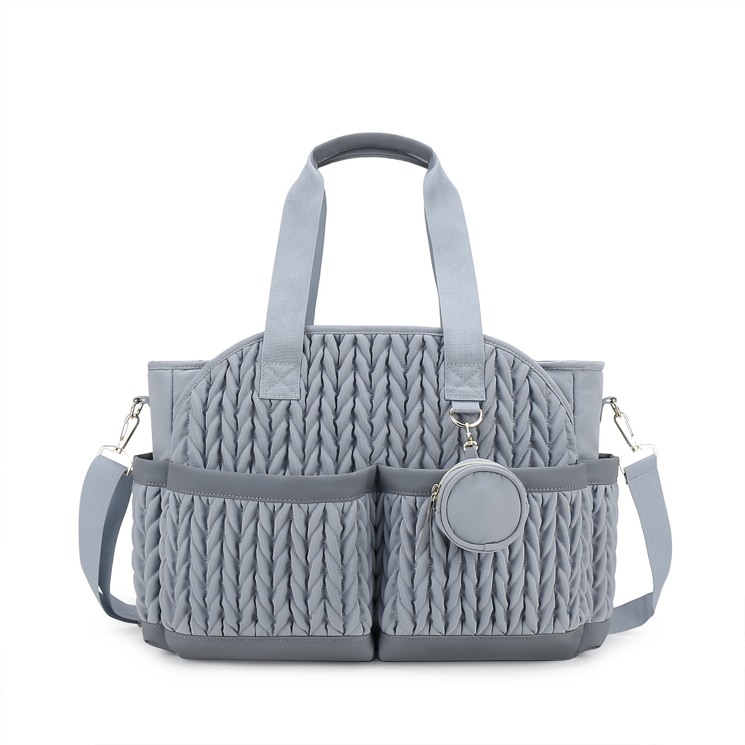 2025 New Quilted Mommy Bag One Shoulder Handheld Storage Bag Waterproof Fabric Insulated Diaper for Mother and Baby Travel 2025 New Quilted Mommy Bag One Shoulder Handheld Storage Bag Waterproof Fabric Insulated Diaper for Mother and Baby Travel