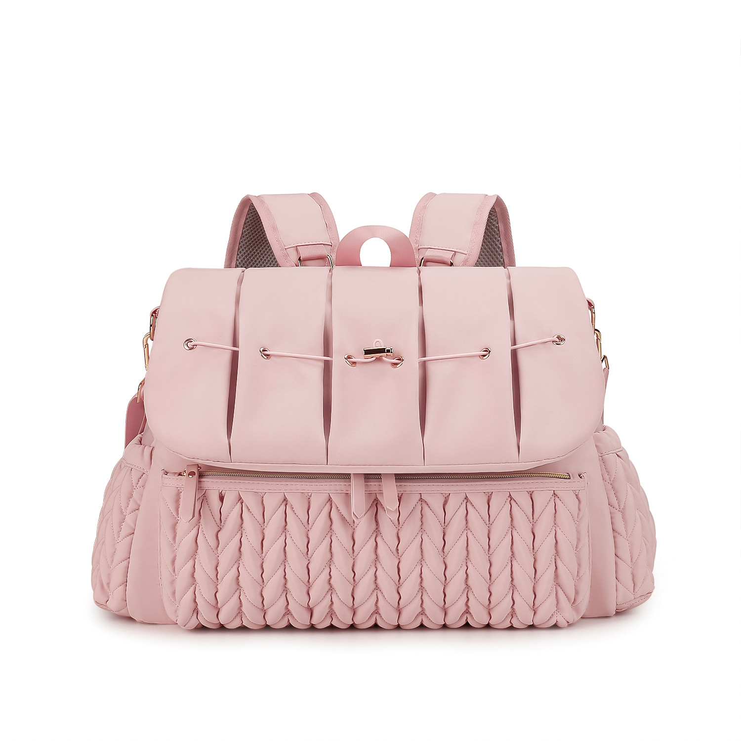 Quilted Embroidered Double Shoulder Mommy Bag Large Capacity Fashion Single Shoulder Handheld Mommy Bag Outdoor Travel Insulation Waterproof Diaper Bag Quilted Embroidered Double Shoulder Mommy Bag Large Capacity Fashion Single Shoulder Handheld Mommy Bag Outdoor Travel Insulation Waterproof Diaper Bag