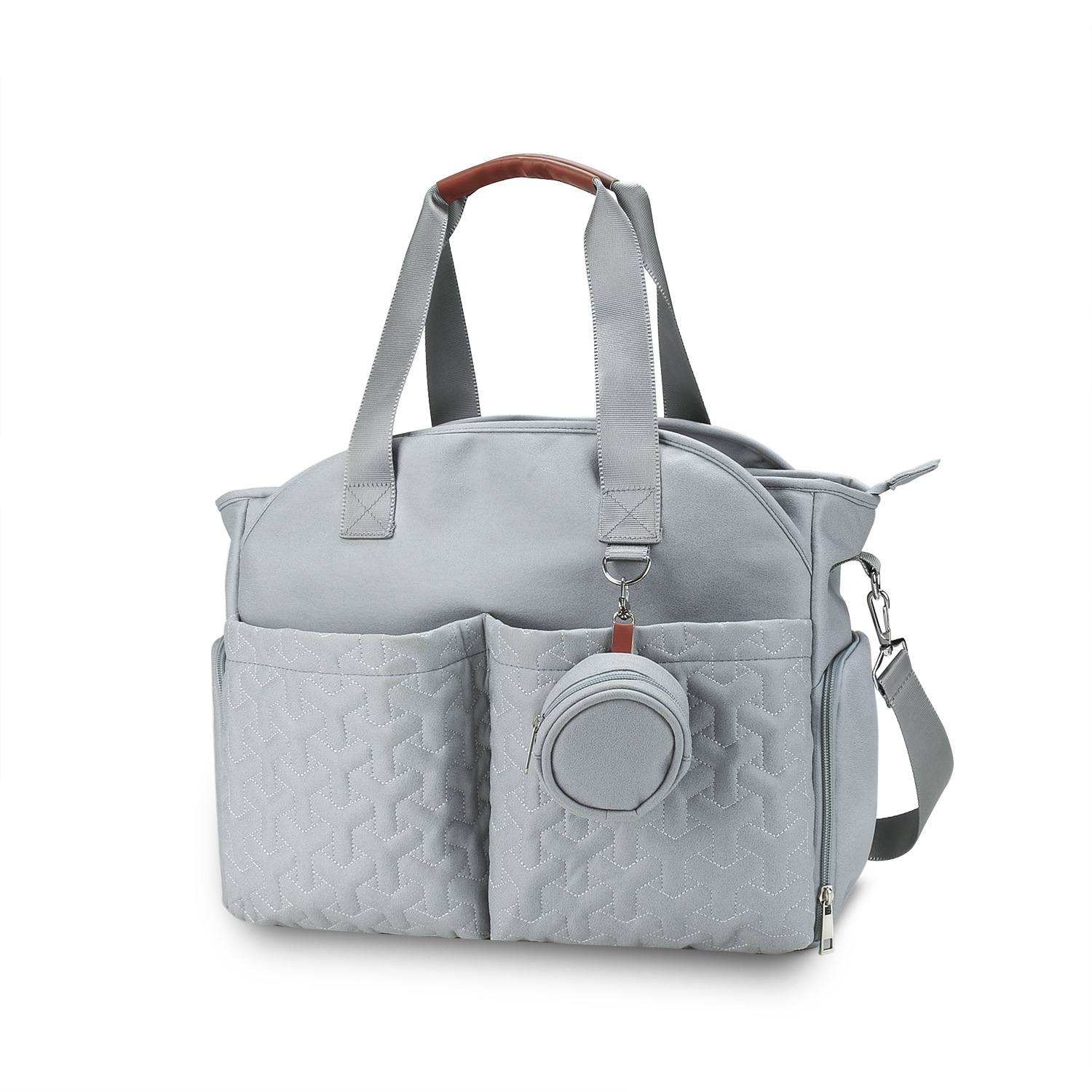 Breast pump bag, one shoulder hand-held mommy bag with nipple bag, large capacity multi-functional mommy bag for mother and baby travel Breast pump bag, one shoulder hand-held mommy bag with nipple bag, large capacity multi-functional mommy bag for mother and baby travel