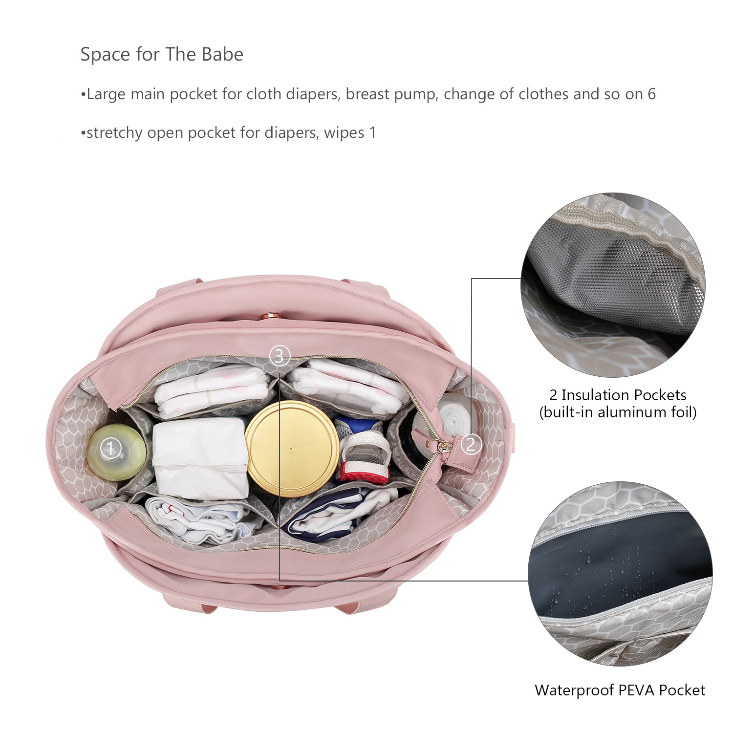 2025 New Quilted Mommy Bag One Shoulder Handheld Storage Bag Waterproof Fabric Insulated Diaper for Mother and Baby Travel 2025 New Quilted Mommy Bag One Shoulder Handheld Storage Bag Waterproof Fabric Insulated Diaper for Mother and Baby Travel