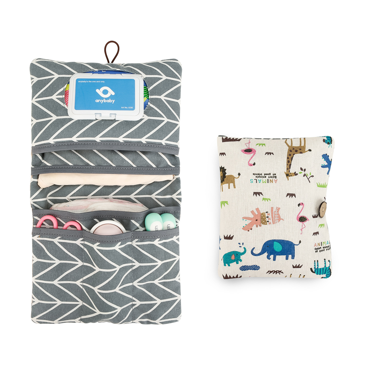 Baby diaper storage bag, wet wipe box, portable for outdoor use, baby grooming bag, diaper bag
