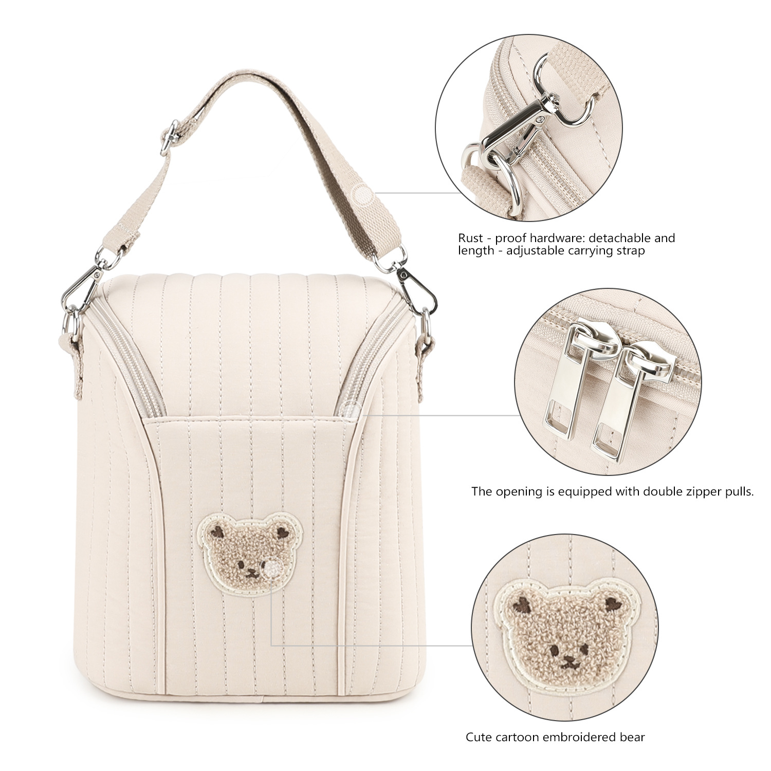 Carrying milk bag for travel, portable breast milk storage ice bag, refrigerated and insulated baby bottle, mommy bag, breast pump storage bag Carrying milk bag for travel, portable breast milk storage ice bag, refrigerated and insulated baby bottle, mommy bag, breast pump storage bag