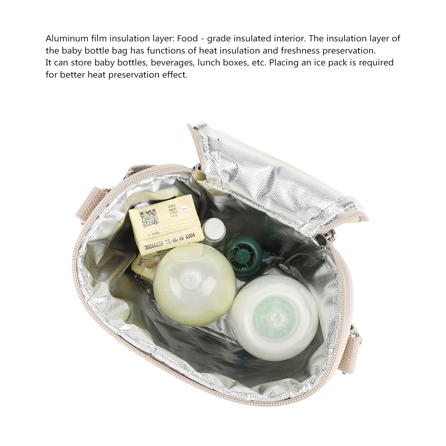 Carrying milk bag for travel, portable breast milk storage ice bag, refrigerated and insulated baby bottle, mommy bag, breast pump storage bag Carrying milk bag for travel, portable breast milk storage ice bag, refrigerated and insulated baby bottle, mommy bag, breast pump storage bag