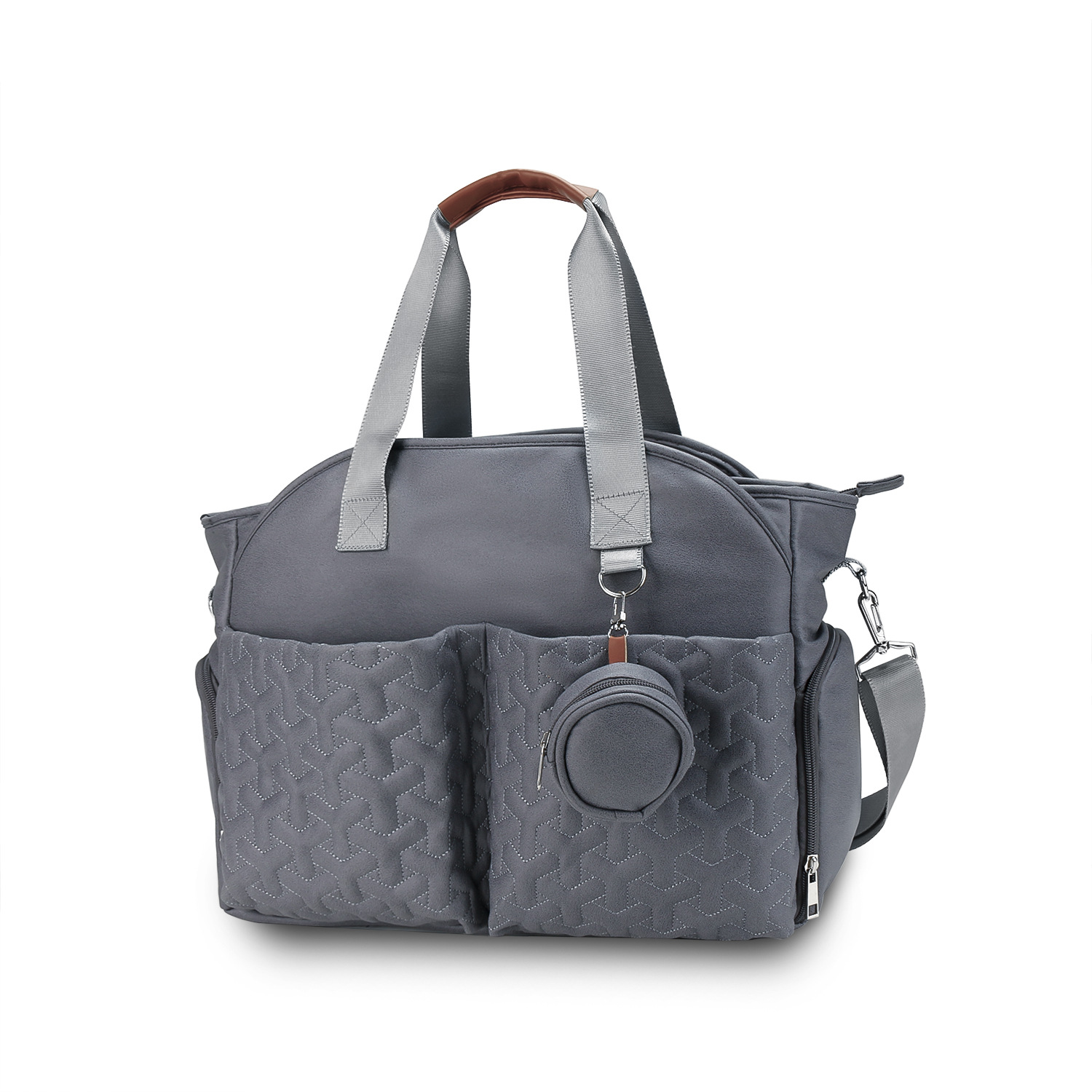 Breast pump bag, one shoulder hand-held mommy bag with nipple bag, large capacity multi-functional mommy bag for mother and baby travel Breast pump bag, one shoulder hand-held mommy bag with nipple bag, large capacity multi-functional mommy bag for mother and baby travel