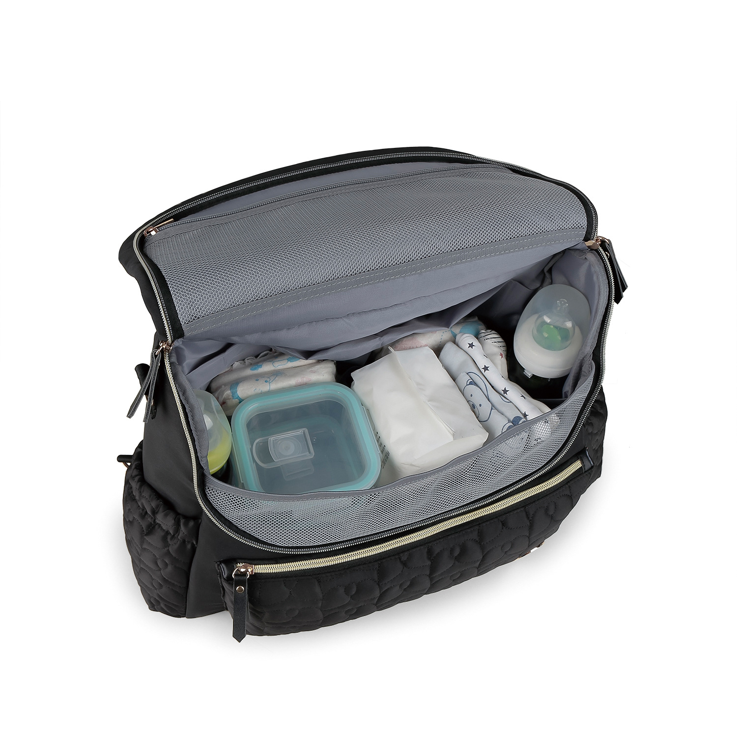 2023 Waterproof Embroidered Mommy Bag Single Shoulder Double Shoulder Multi functional Mommy Bag Detachable Strap Large Capacity Mother and Child Travel 2023 Waterproof Embroidered Mommy Bag Single Shoulder Double Shoulder Multi functional Mommy Bag Detachable Strap Large Capacity Mother and Child Travel
