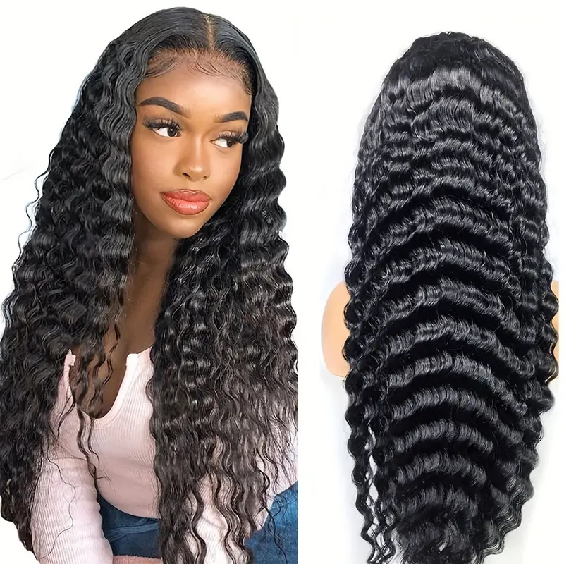 Manufacturer direct sales Human hair wig 13 * 6 front lace headband wig, European and American stock real hair