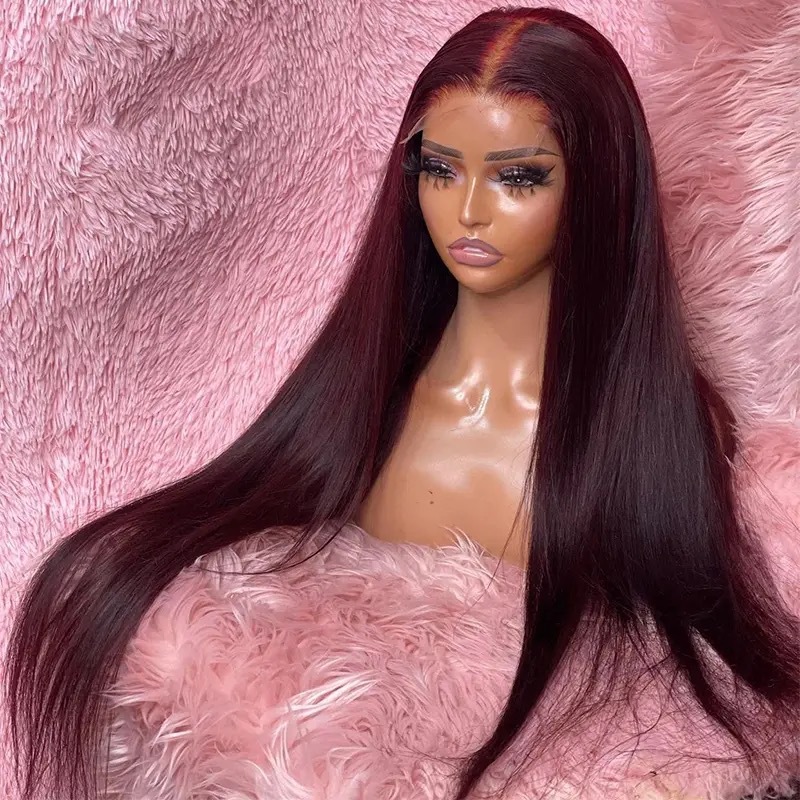 Black hot selling lace wig set African new product women's wig long straight lace hair set in stock for hair replacement