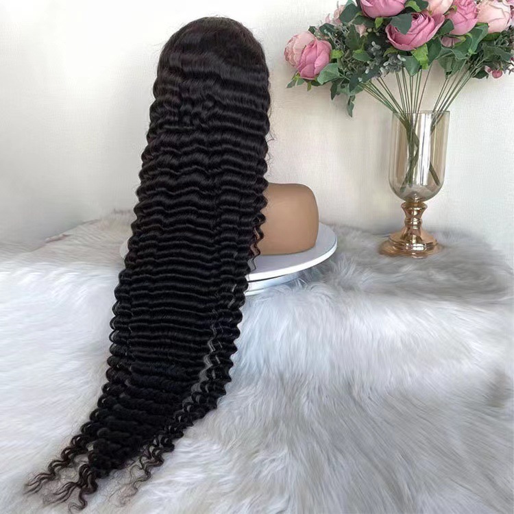 New independent station front lace wig Latin American curly head cover human hair wigs wig long curly hair for women