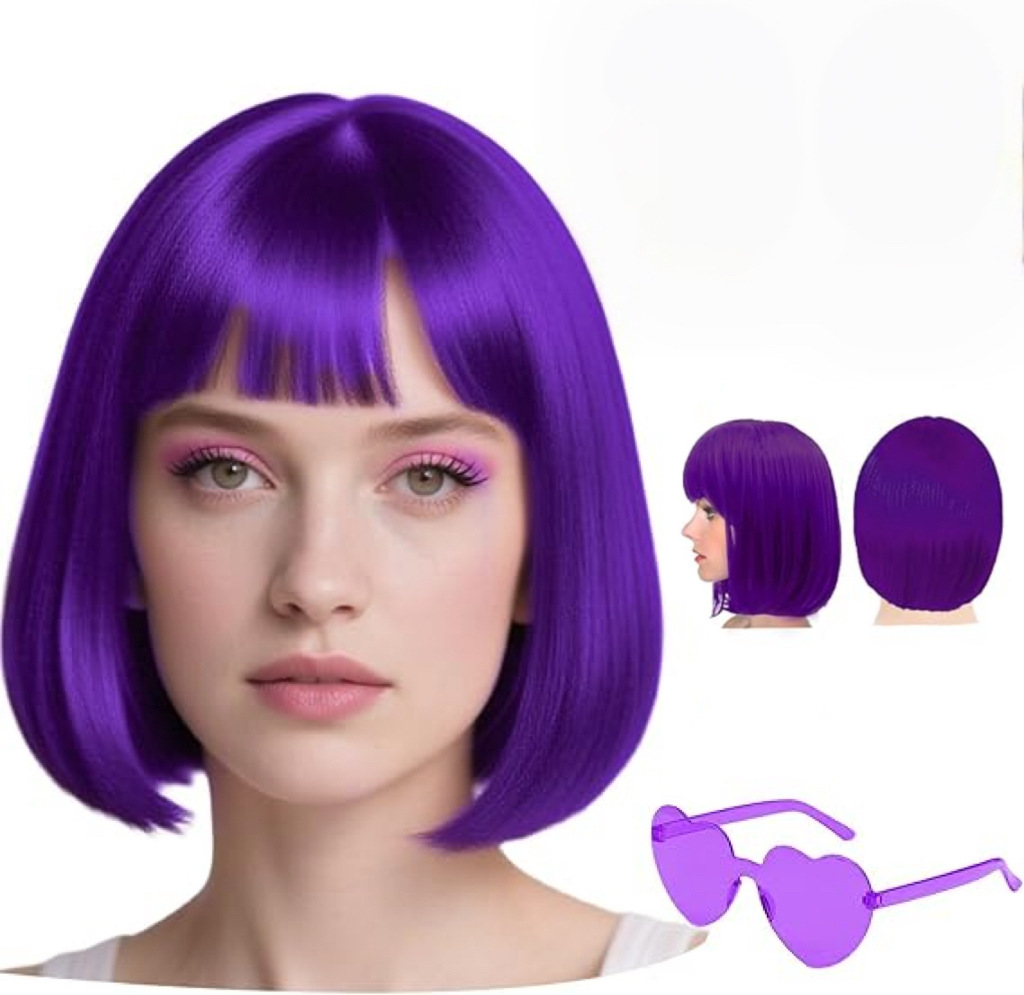 Ladies' bob hairstyle, cross-border fashion trend wig from Europe and America, daily cosplay wear, versatile short hair BOBO hair cover Ladies' bob hairstyle, cross-border fashion trend wig from Europe and America, daily cosplay wear, versatile short hair BOBO hair cover