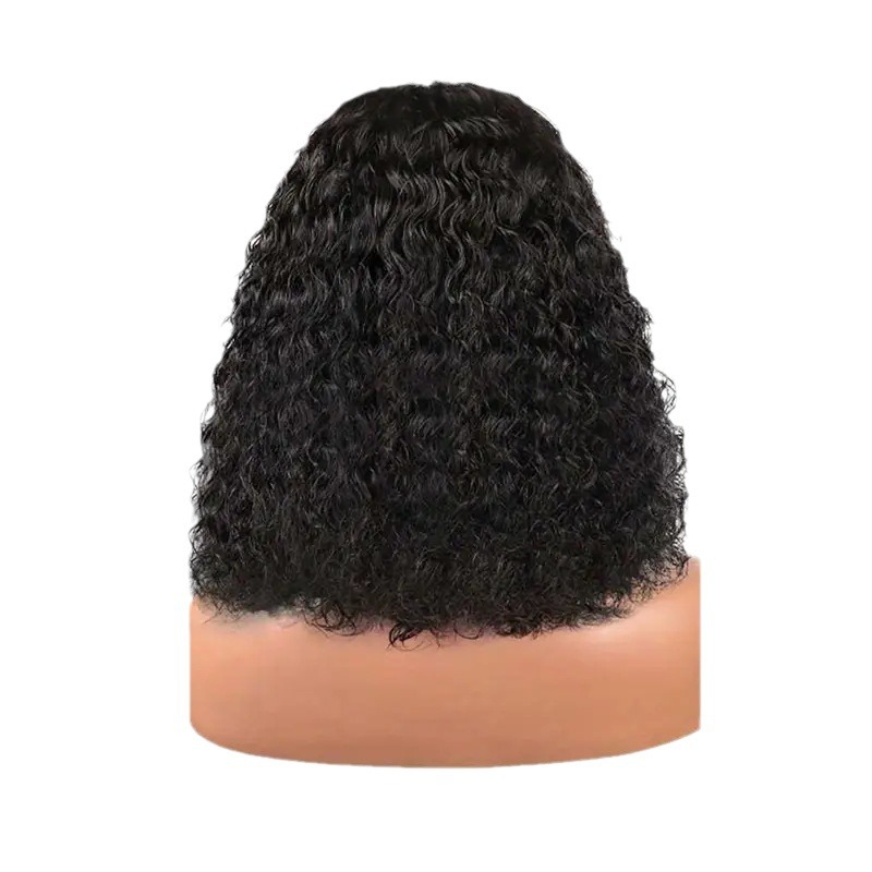 Amazon's top selling lace wig for women, small curls, short curly hair, explosive head, black universal full head cover wholesale Amazon's top selling lace wig for women, small curls, short curly hair, explosive head, black universal full head cover wholesale