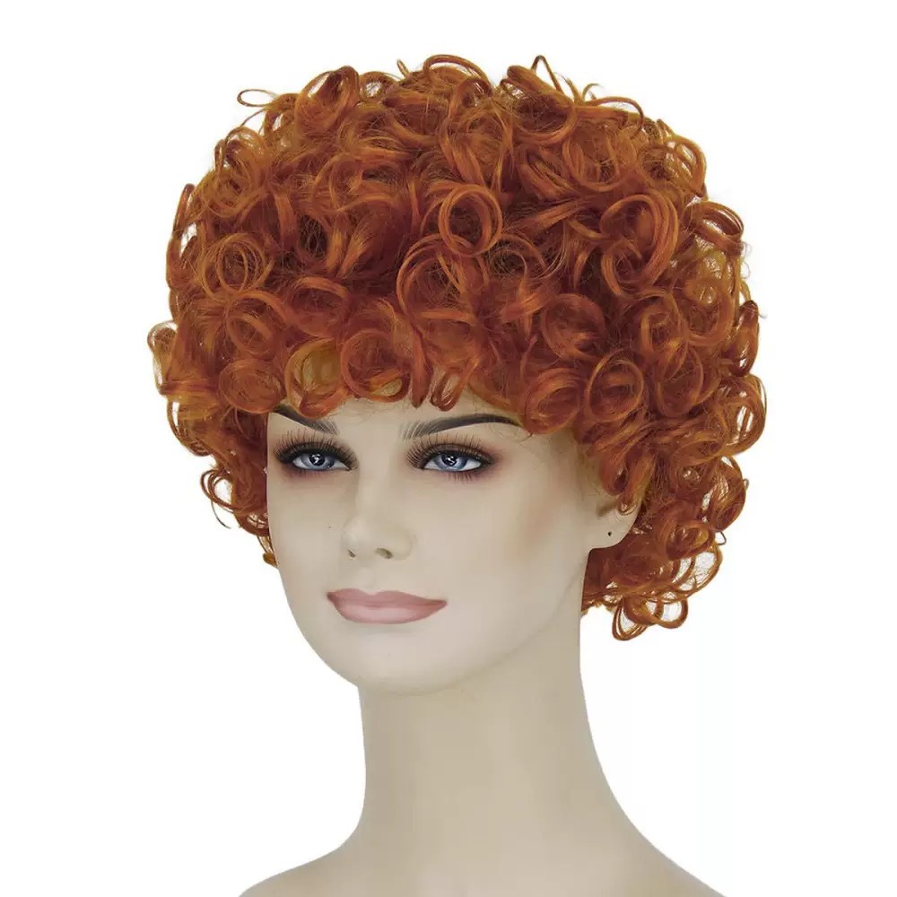 Cross border European and American men's short wig, African small roll wig, 70s generation curly hair, disco short curly hair manufacturer wholesale Cross border European and American men's short wig, African small roll wig, 70s generation curly hair, disco short curly hair manufacturer wholesale
